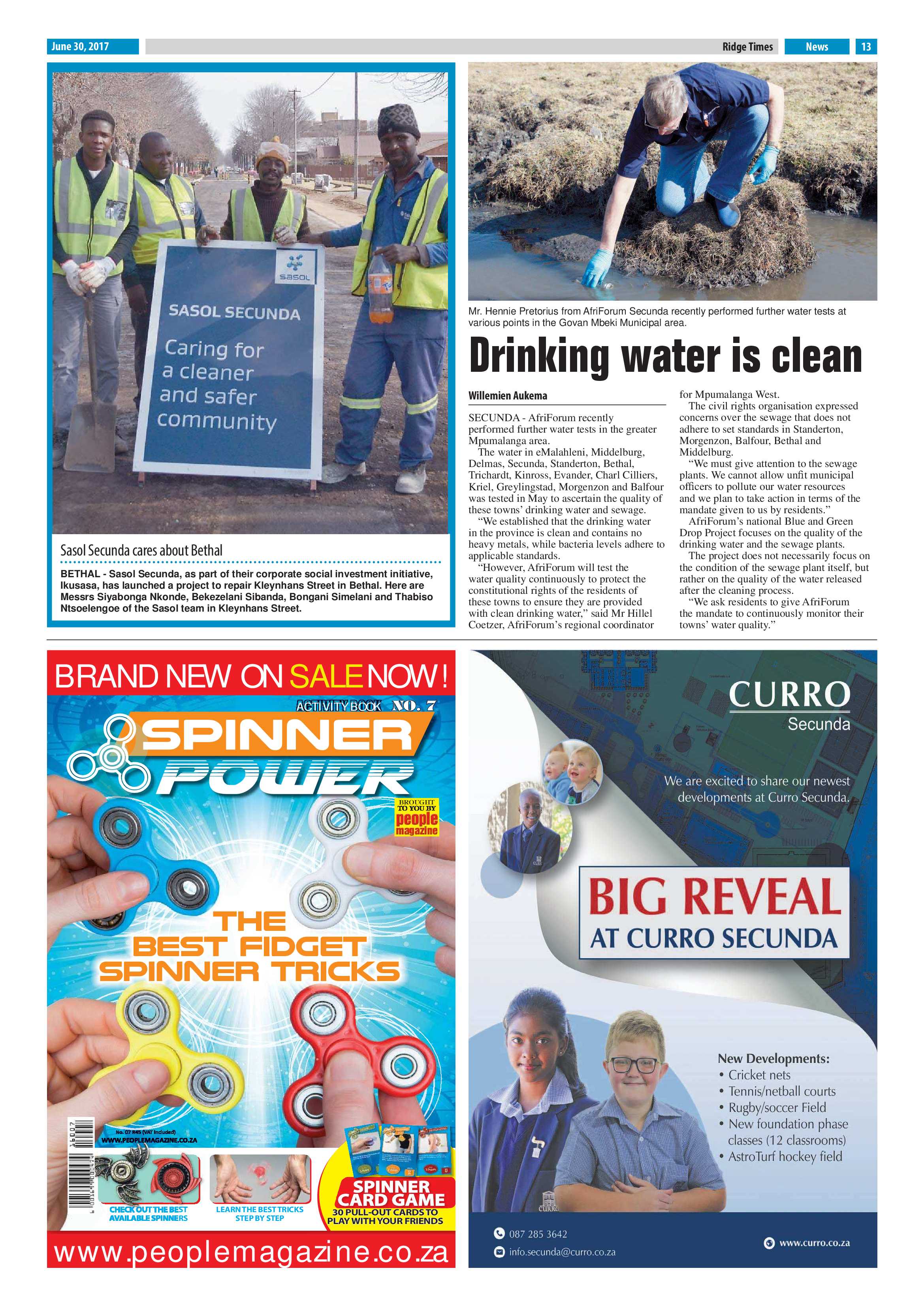 Ridge Times 30 June 2017 page 13
