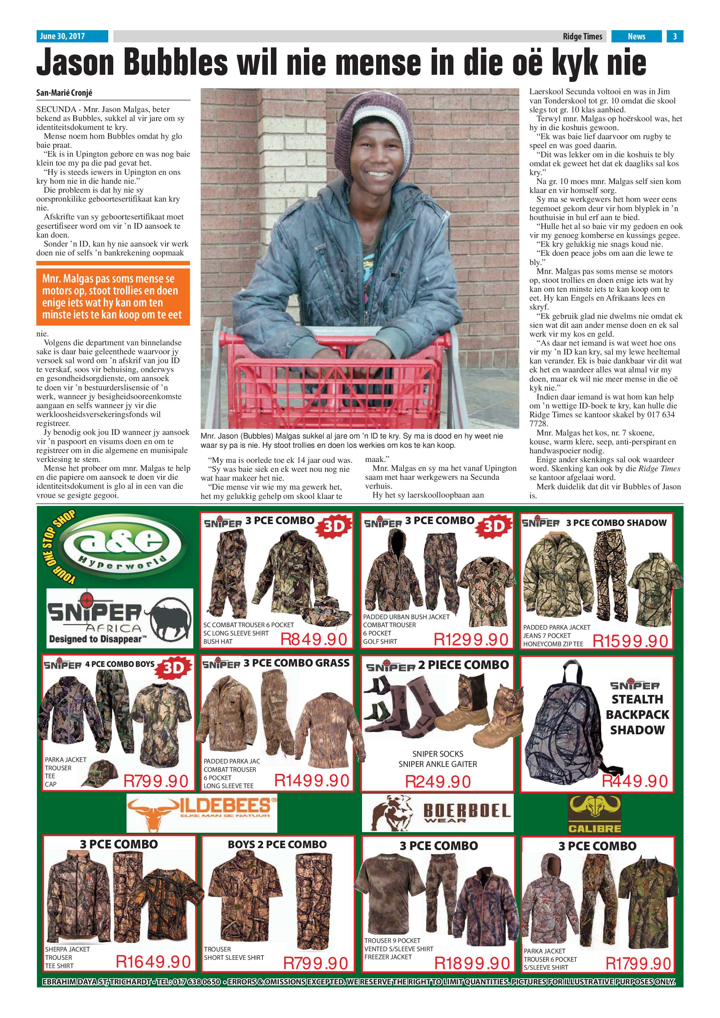 Ridge Times 30 June 2017 page 3
