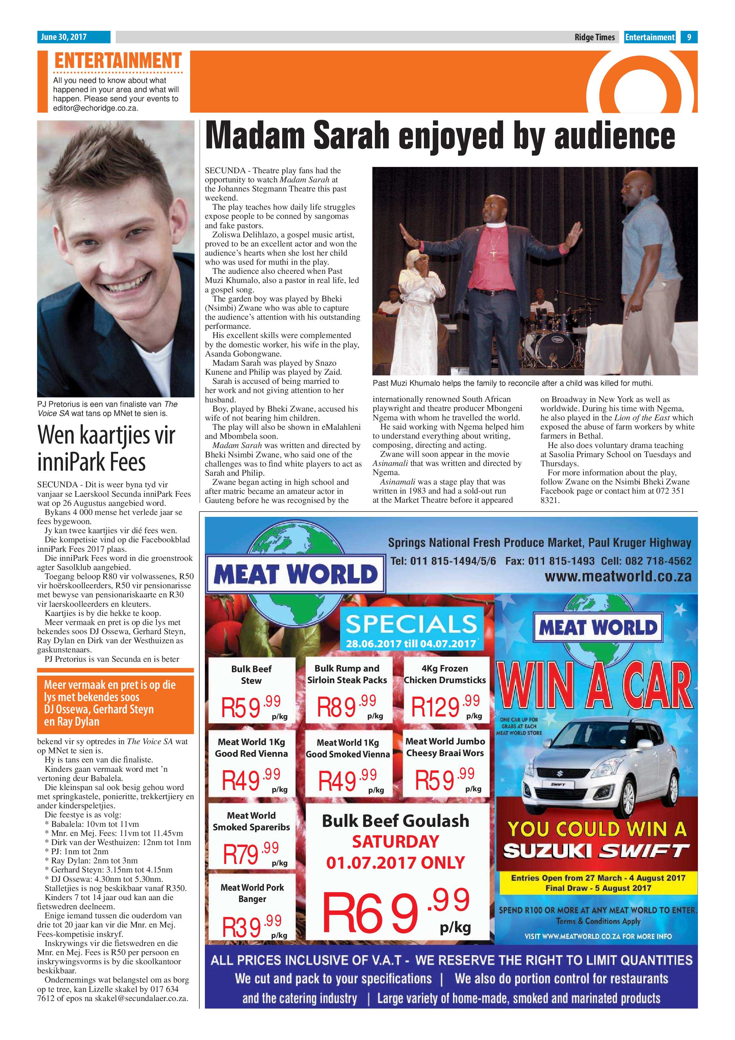 Ridge Times 30 June 2017 page 9