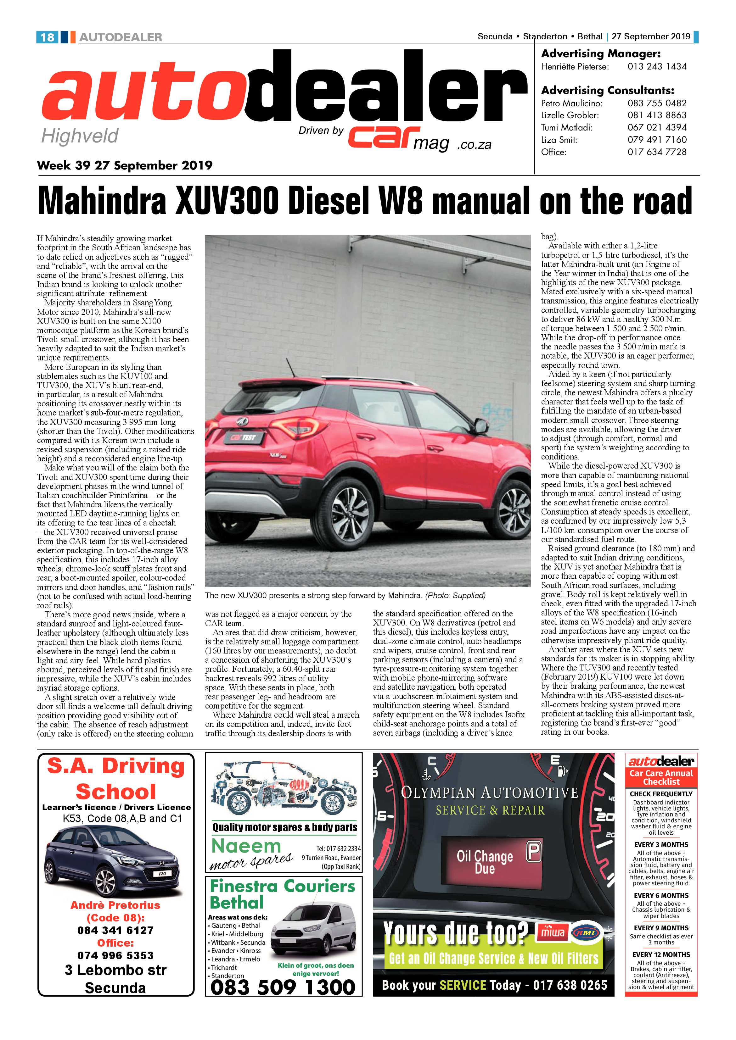 Autodealer – October 2019 page 1