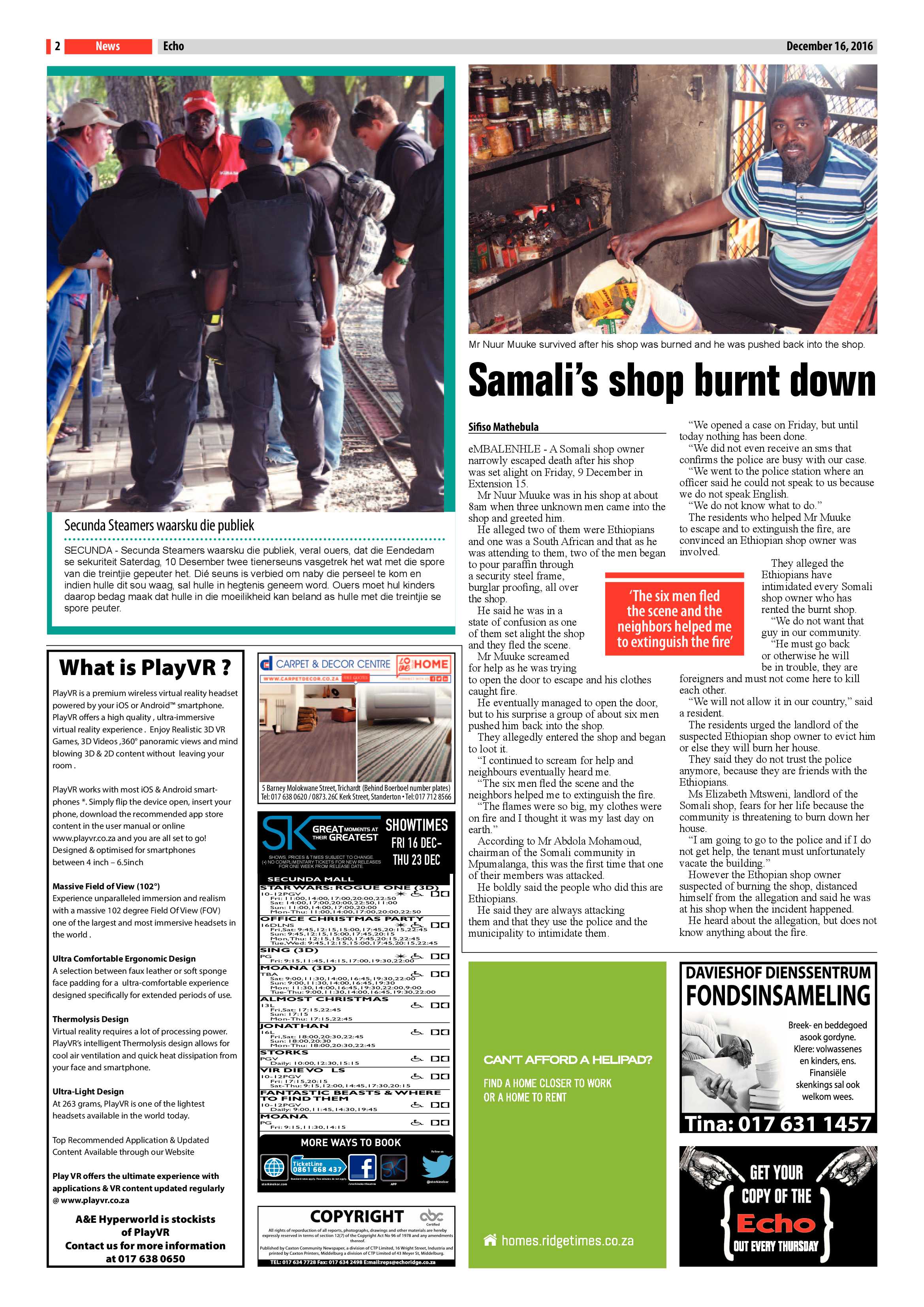 Echo, 16 December 2016 page 2