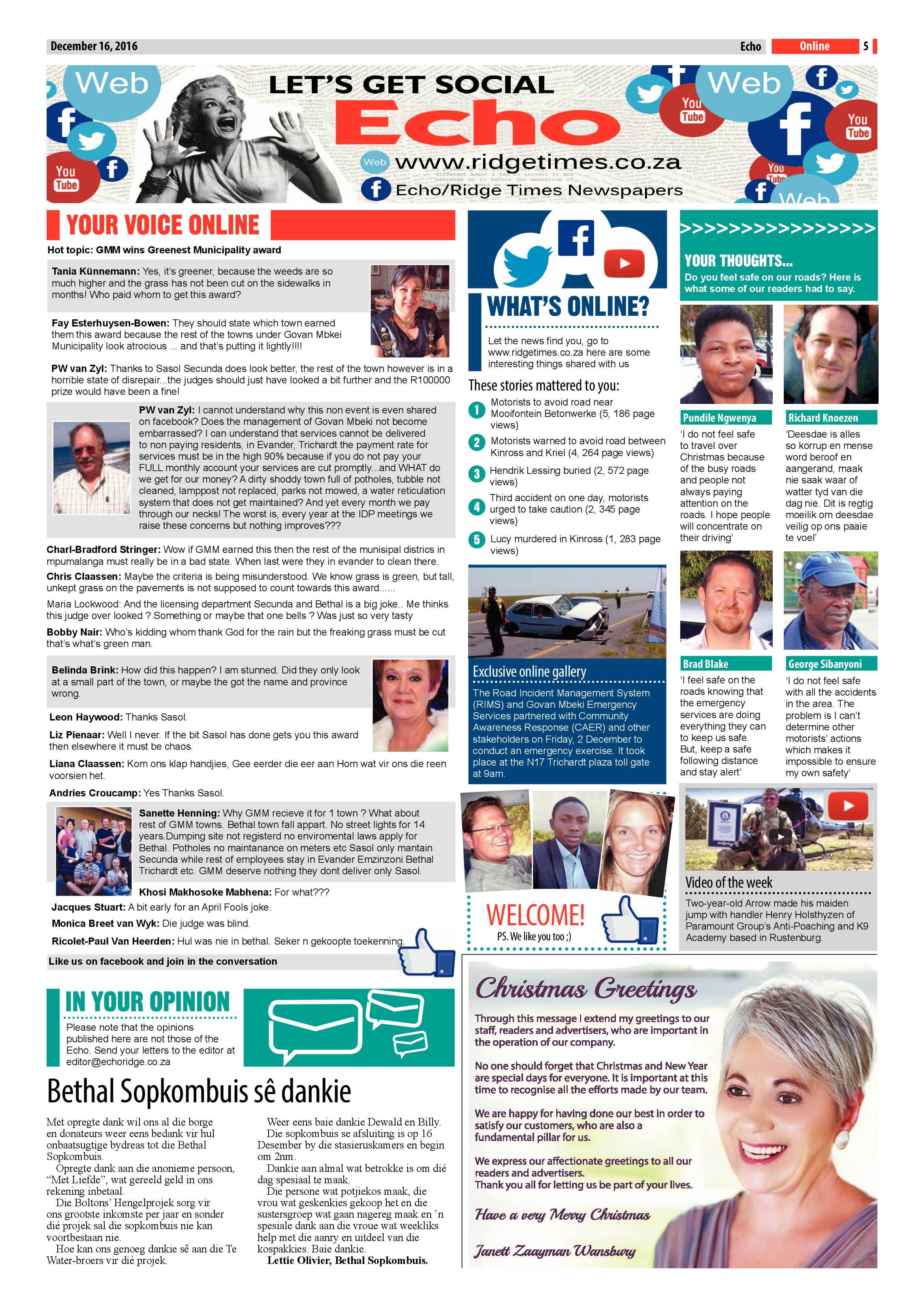 Echo, 16 December 2016 page 5