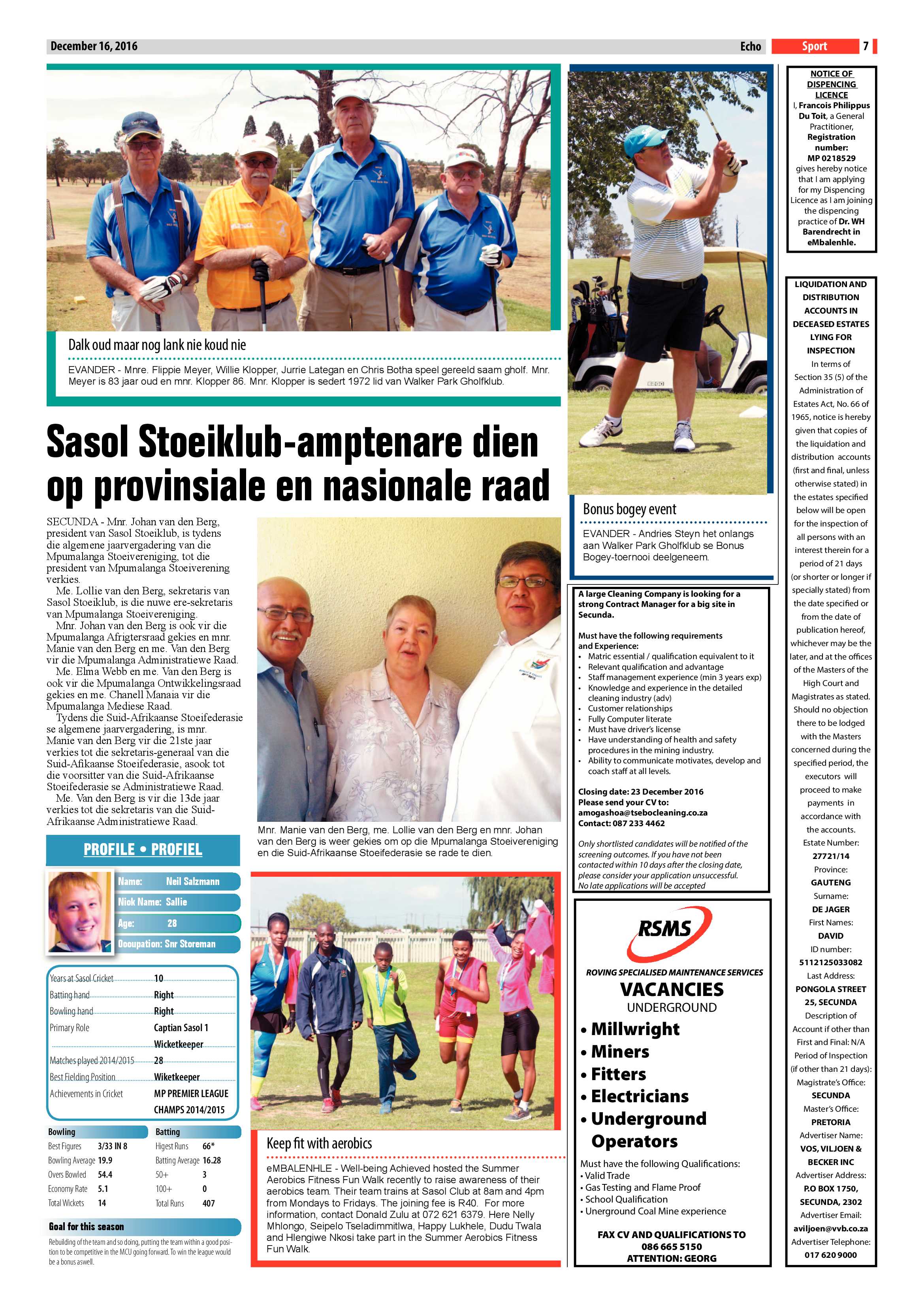 Echo, 16 December 2016 page 7