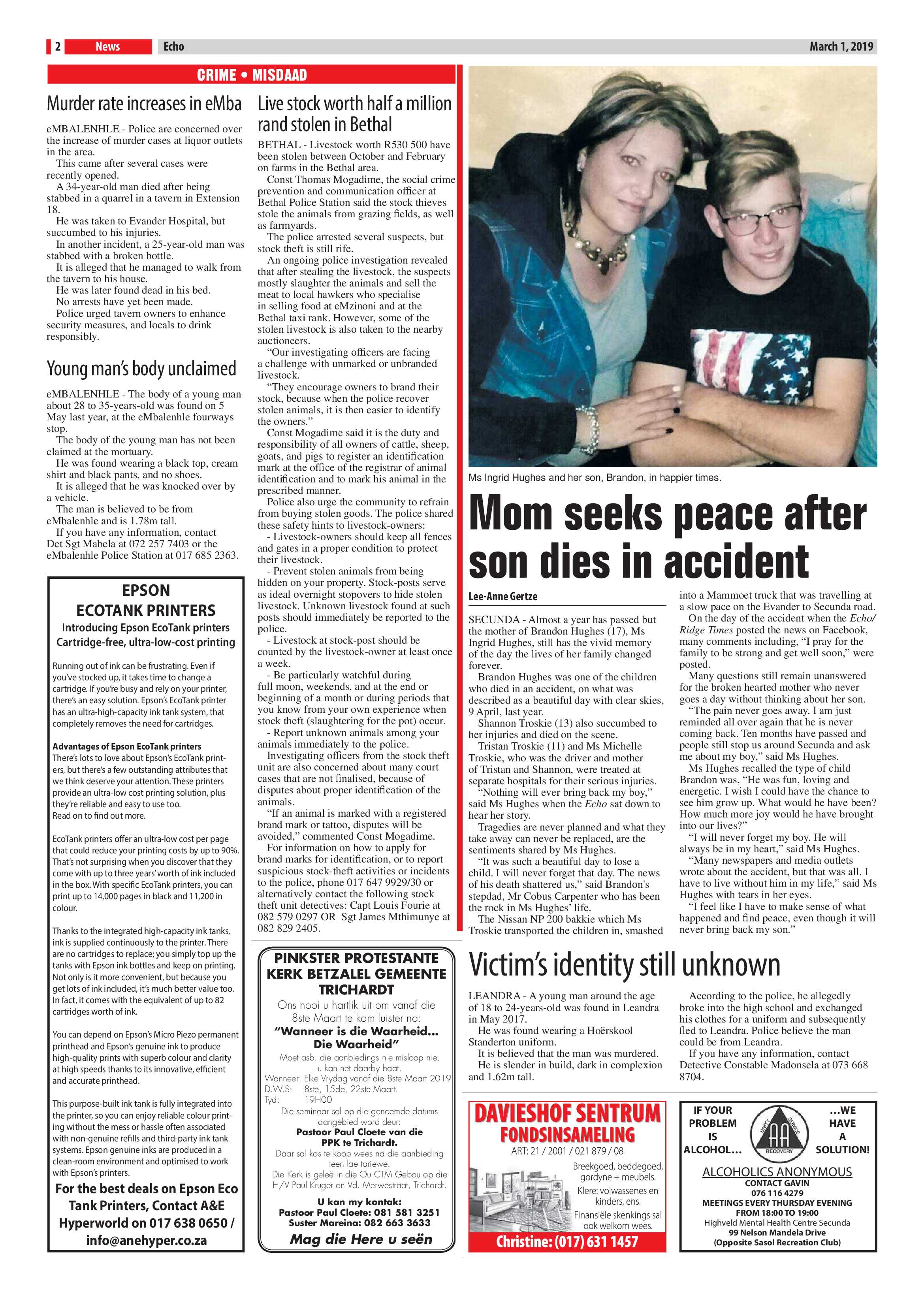 Echo 01 March 2019 page 2