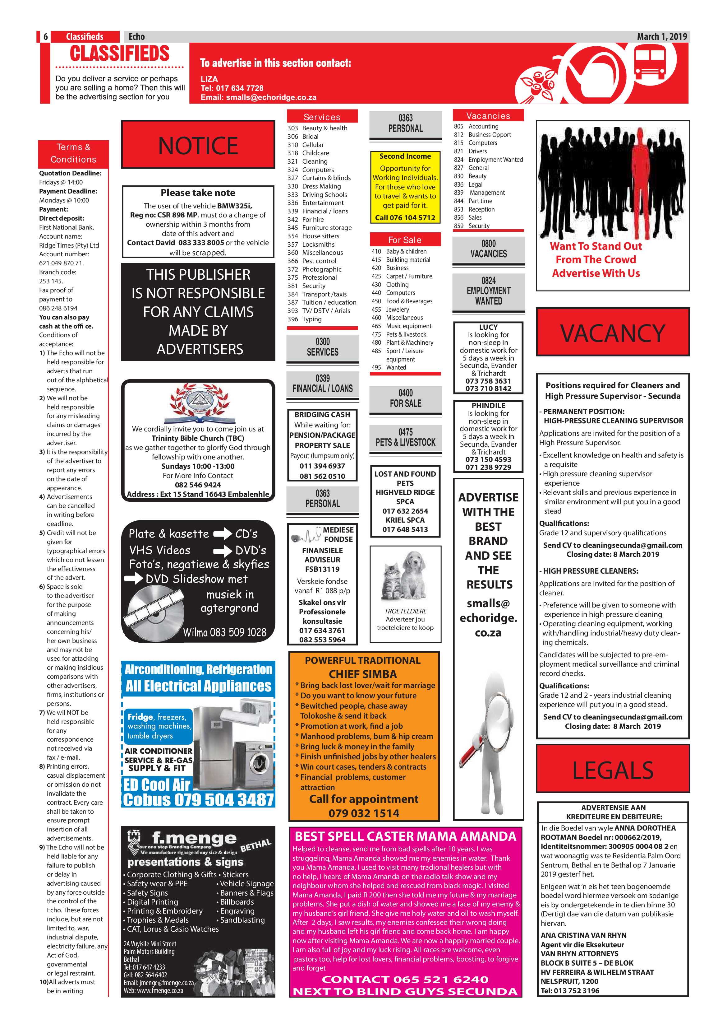 Echo 01 March 2019 page 6