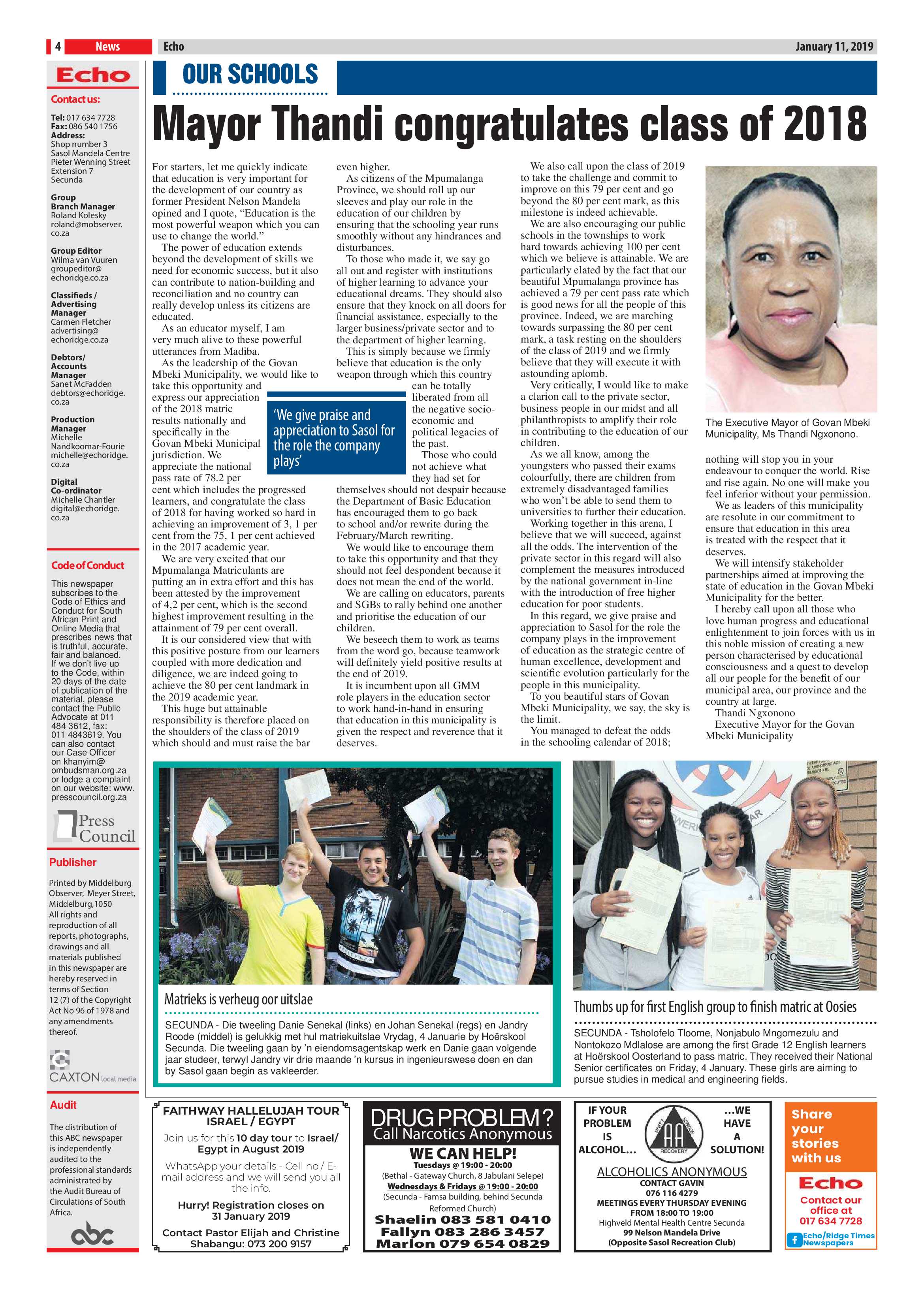 Echo 11 January 2019 page 4