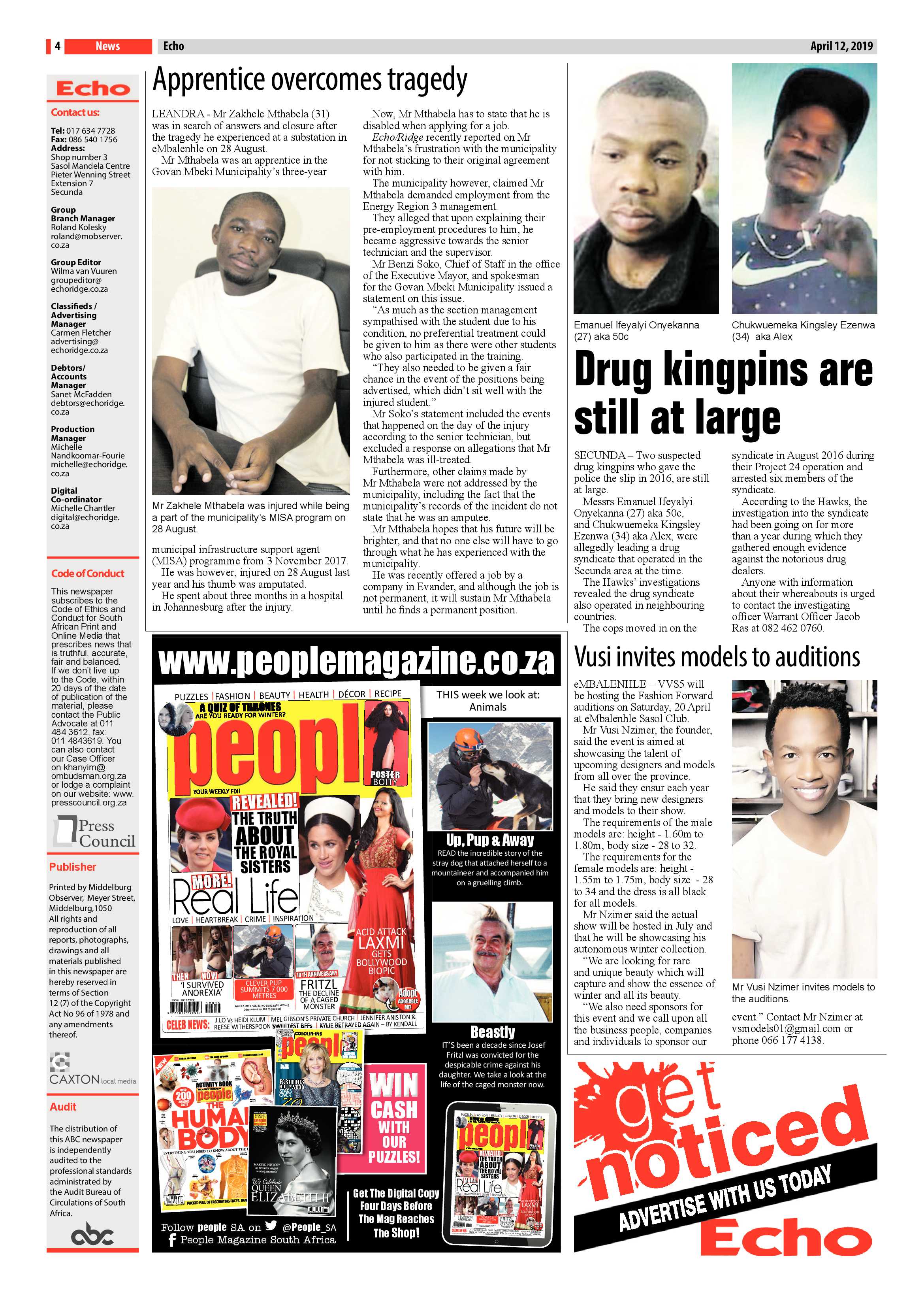 Echo 12 April 2019 page 4