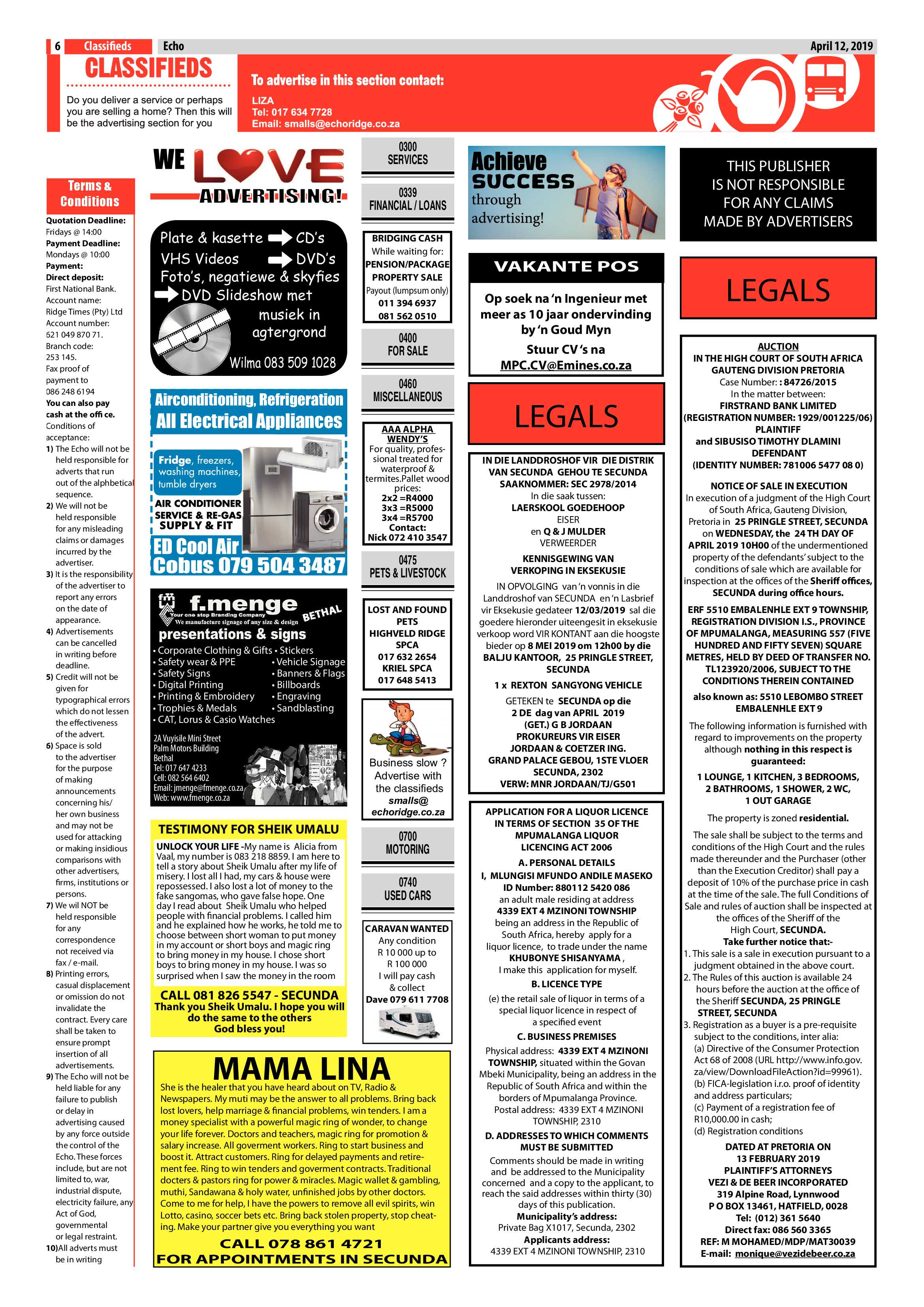 Echo 12 April 2019 page 6