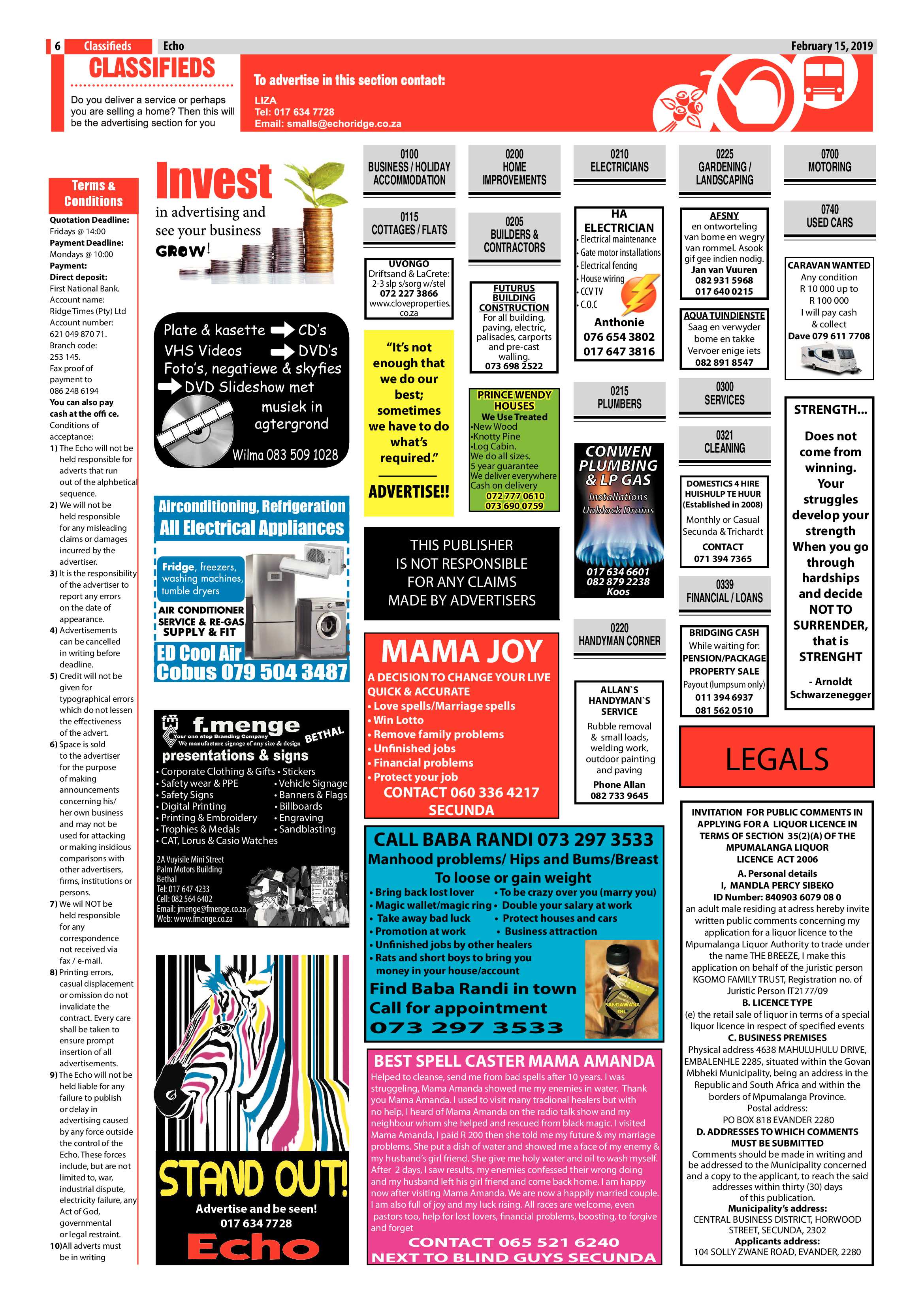 Echo 15 February 2019 page 6