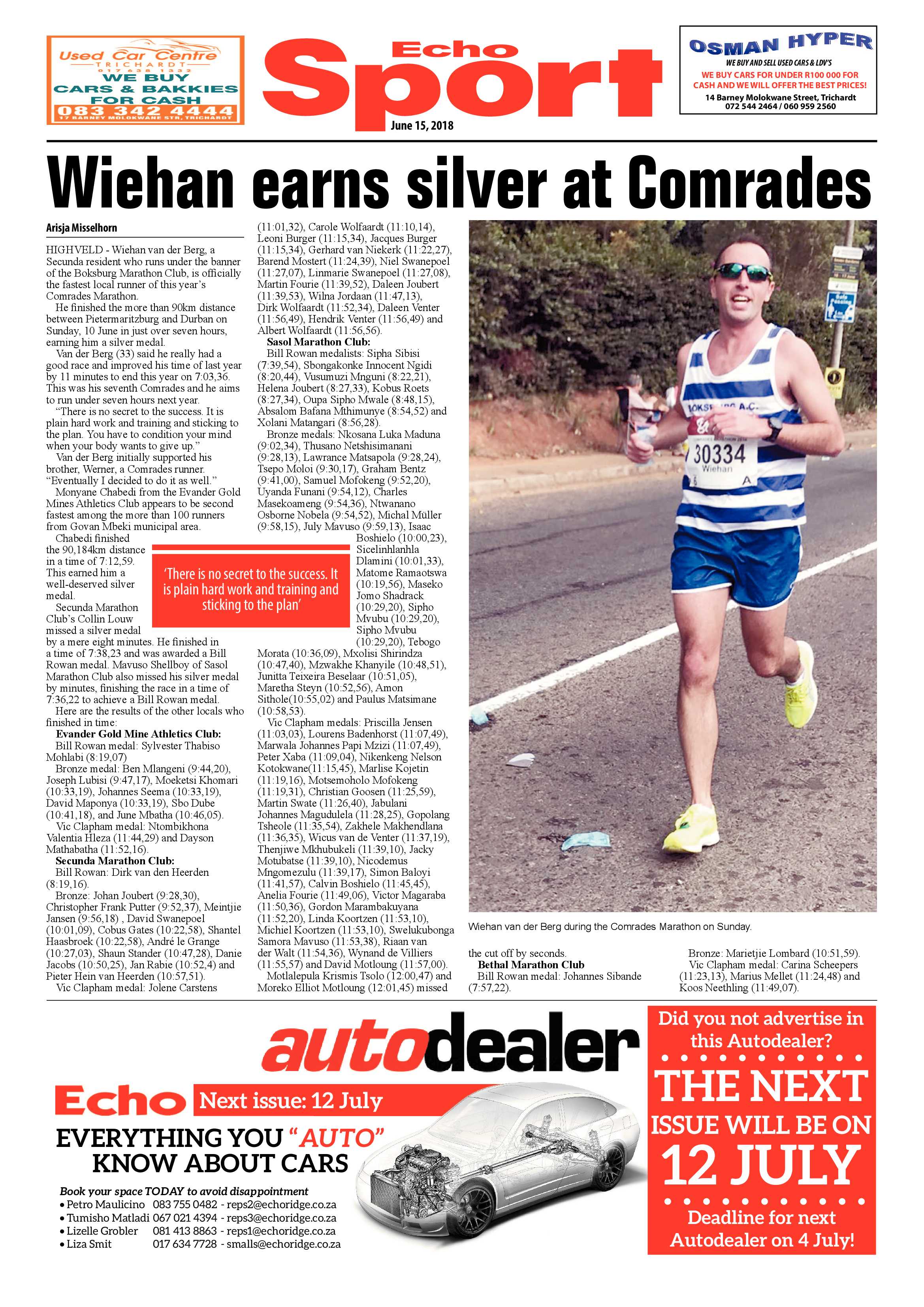 Echo 15 June 2018 page 16
