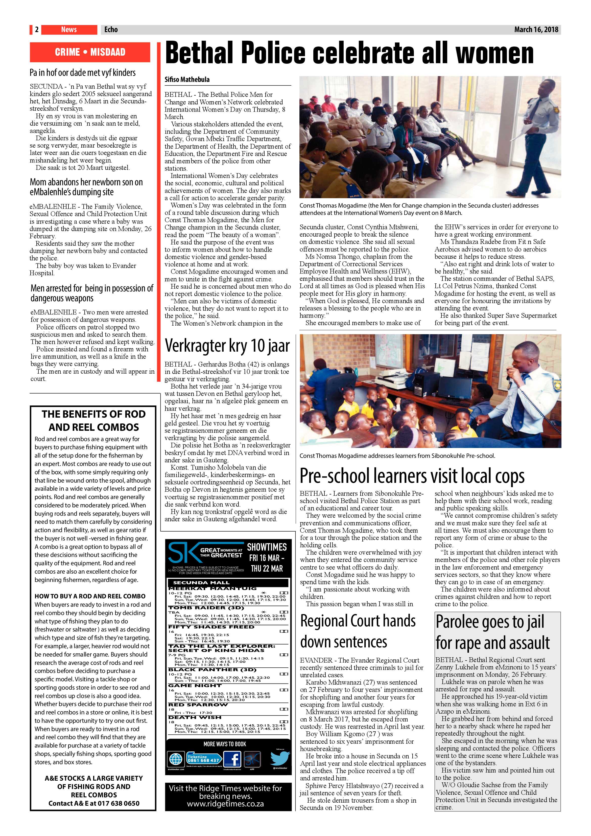 Echo 16 March 2018 page 2