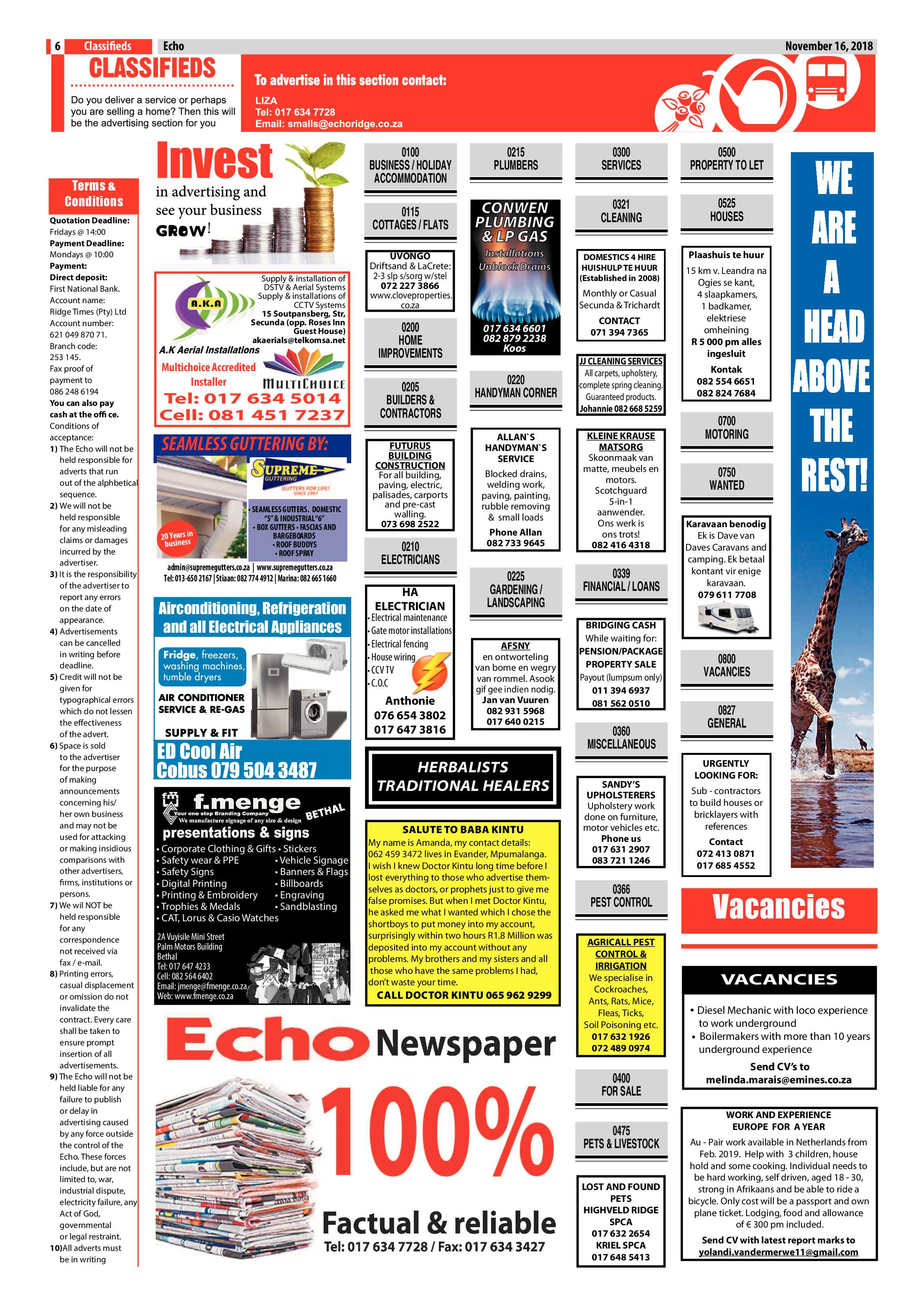 Echo 16 November 2018 page 6