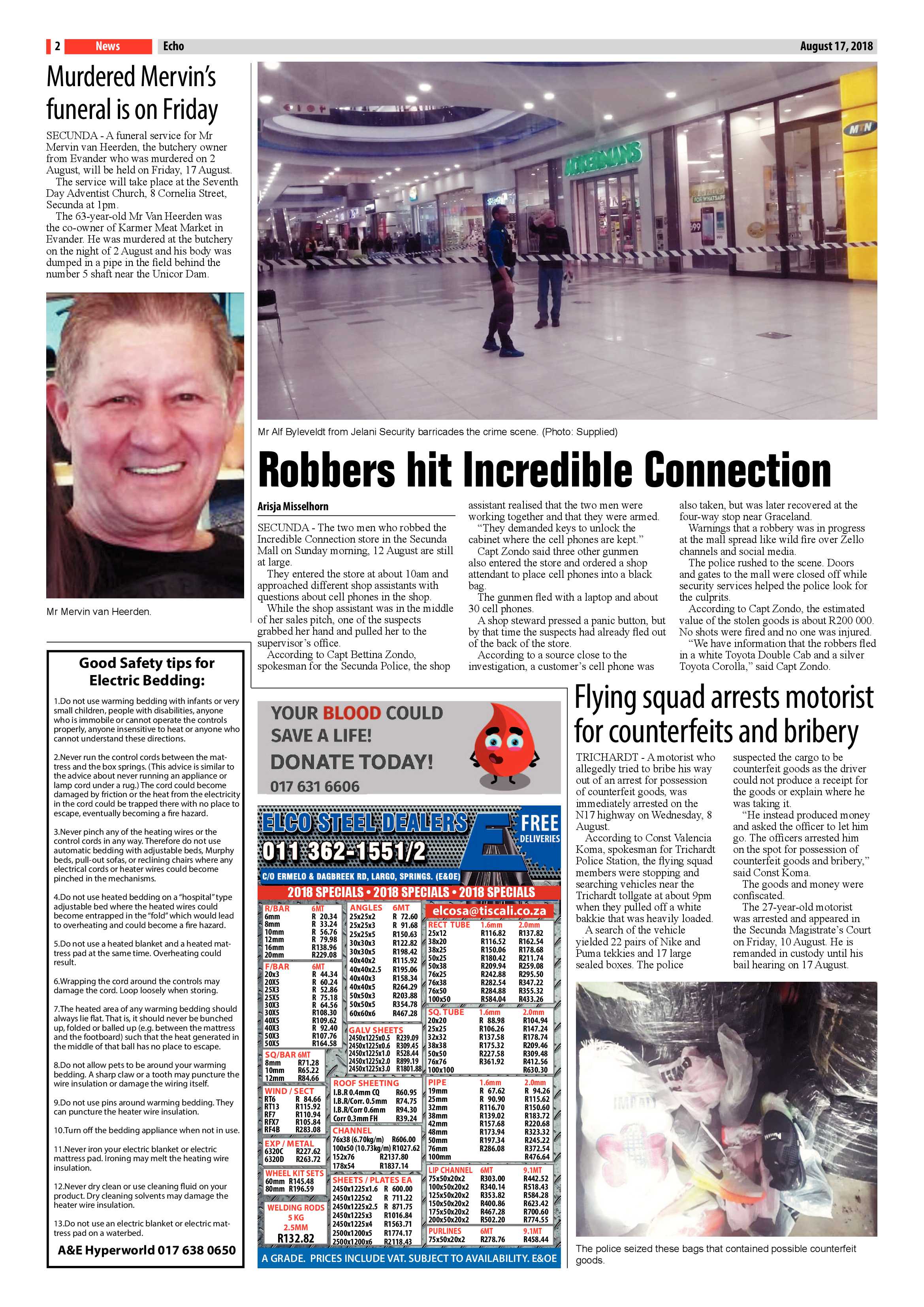 Echo 17 August 2018 page 2