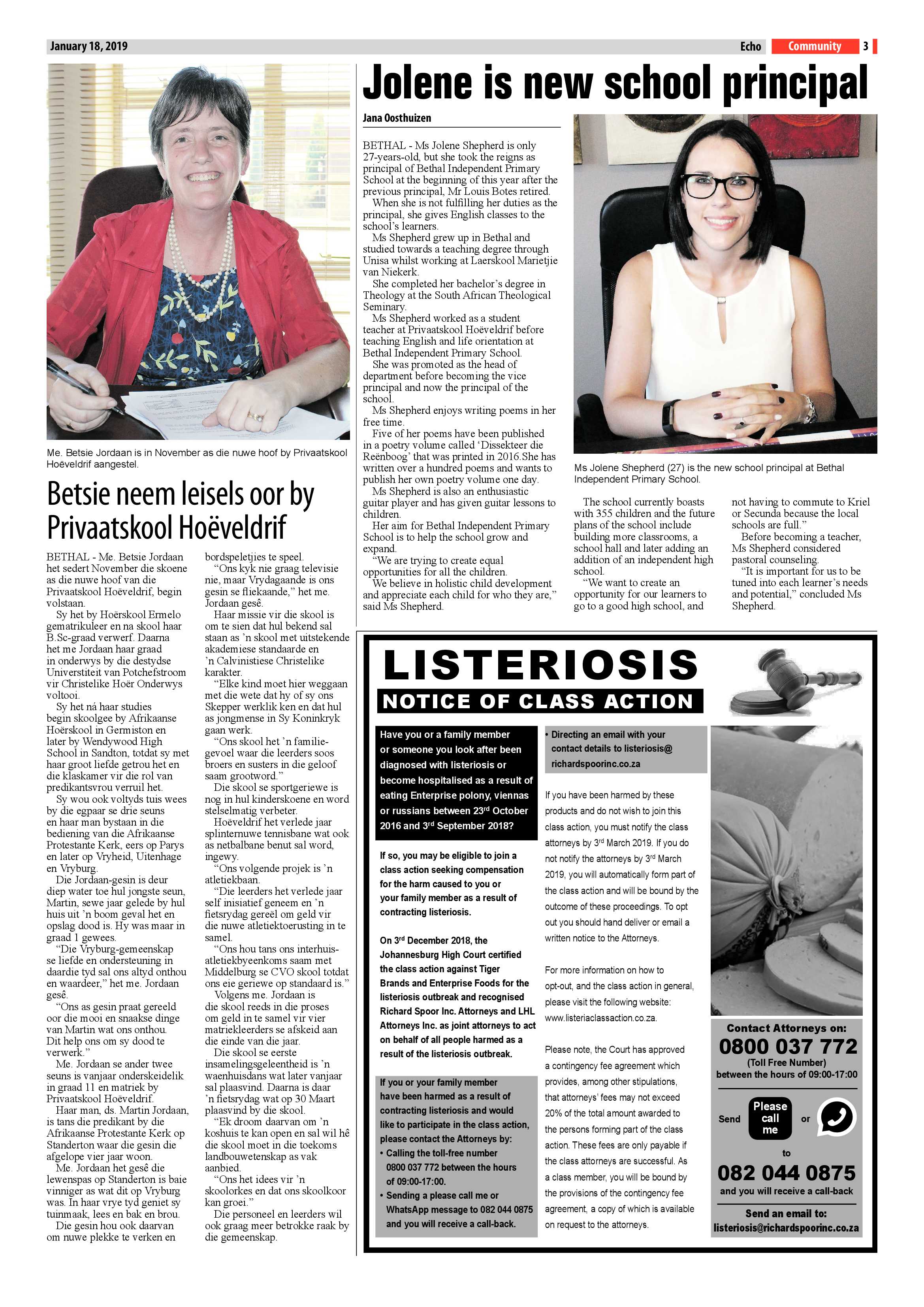 Echo 18 January 2019 page 3