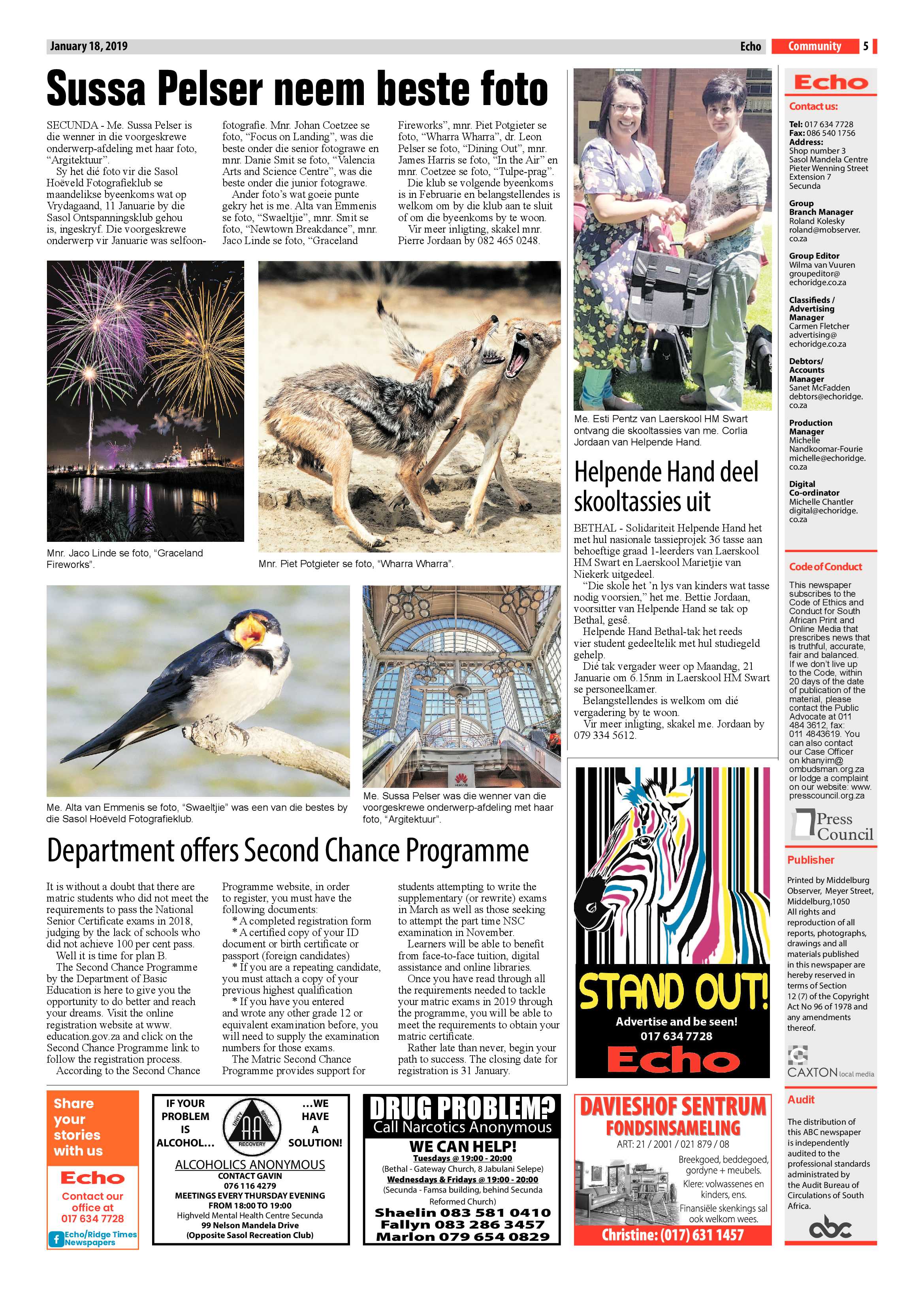 Echo 18 January 2019 page 5