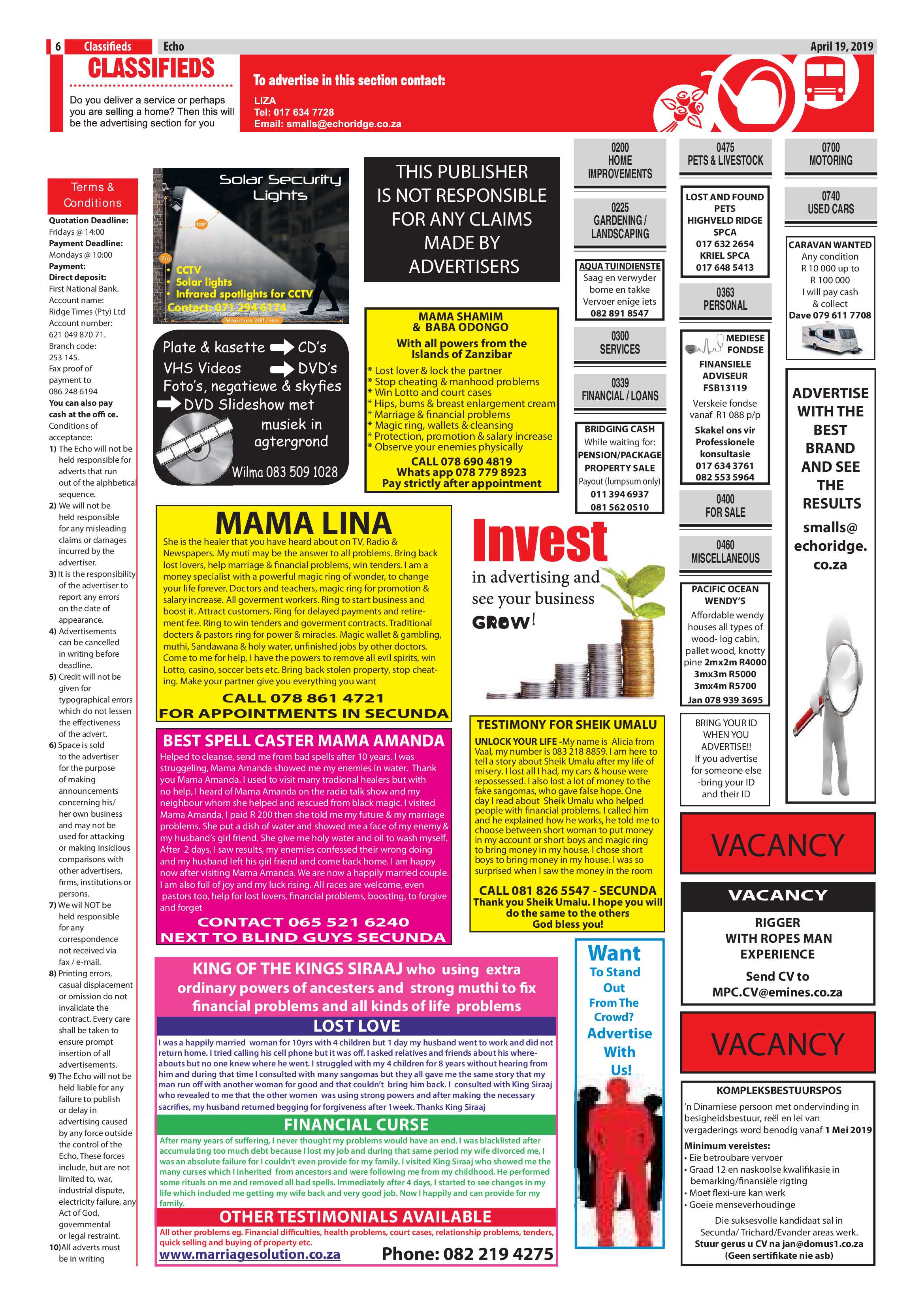 Echo 19 April 2019 page 6