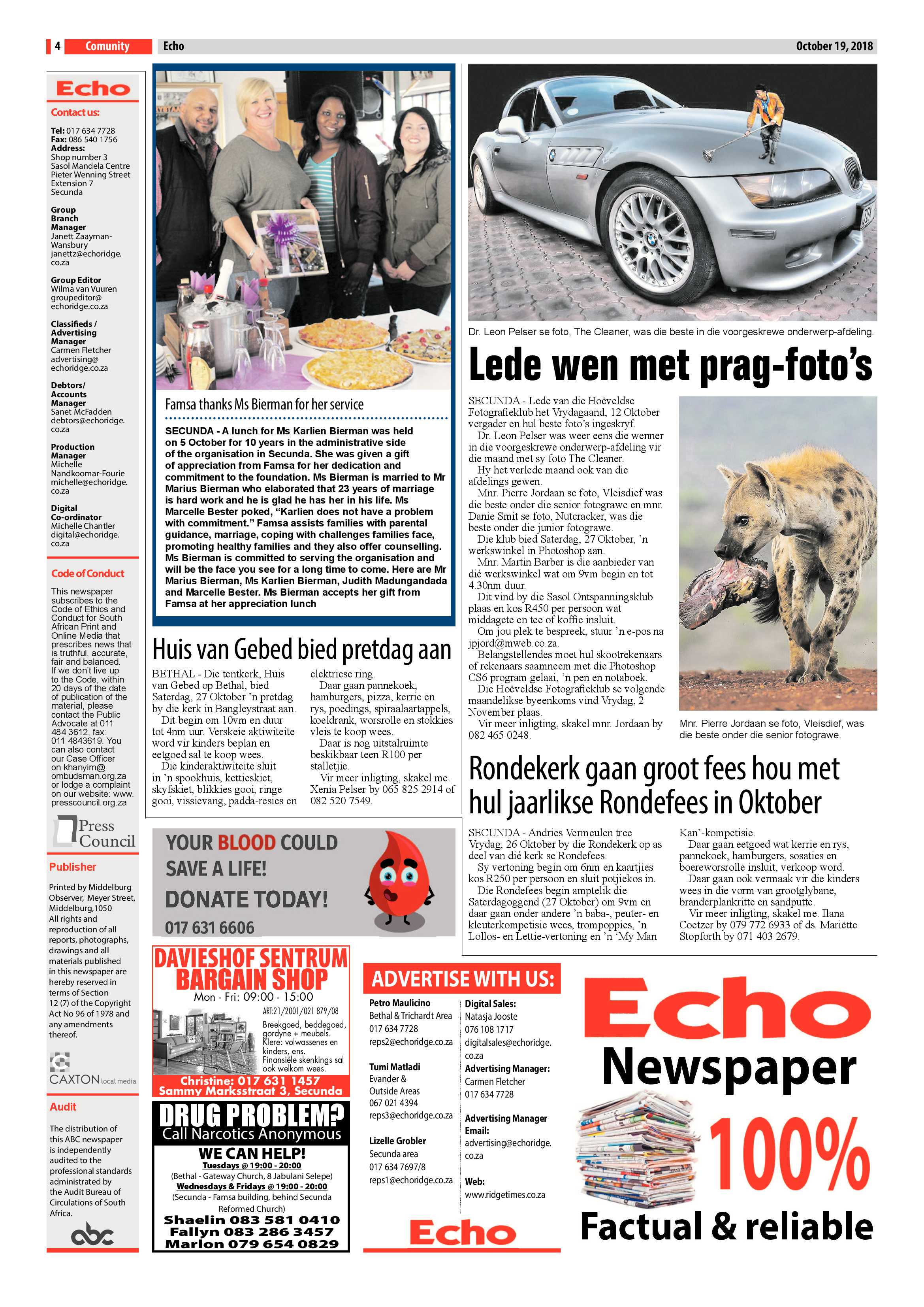 Echo 19 October 2018 page 4