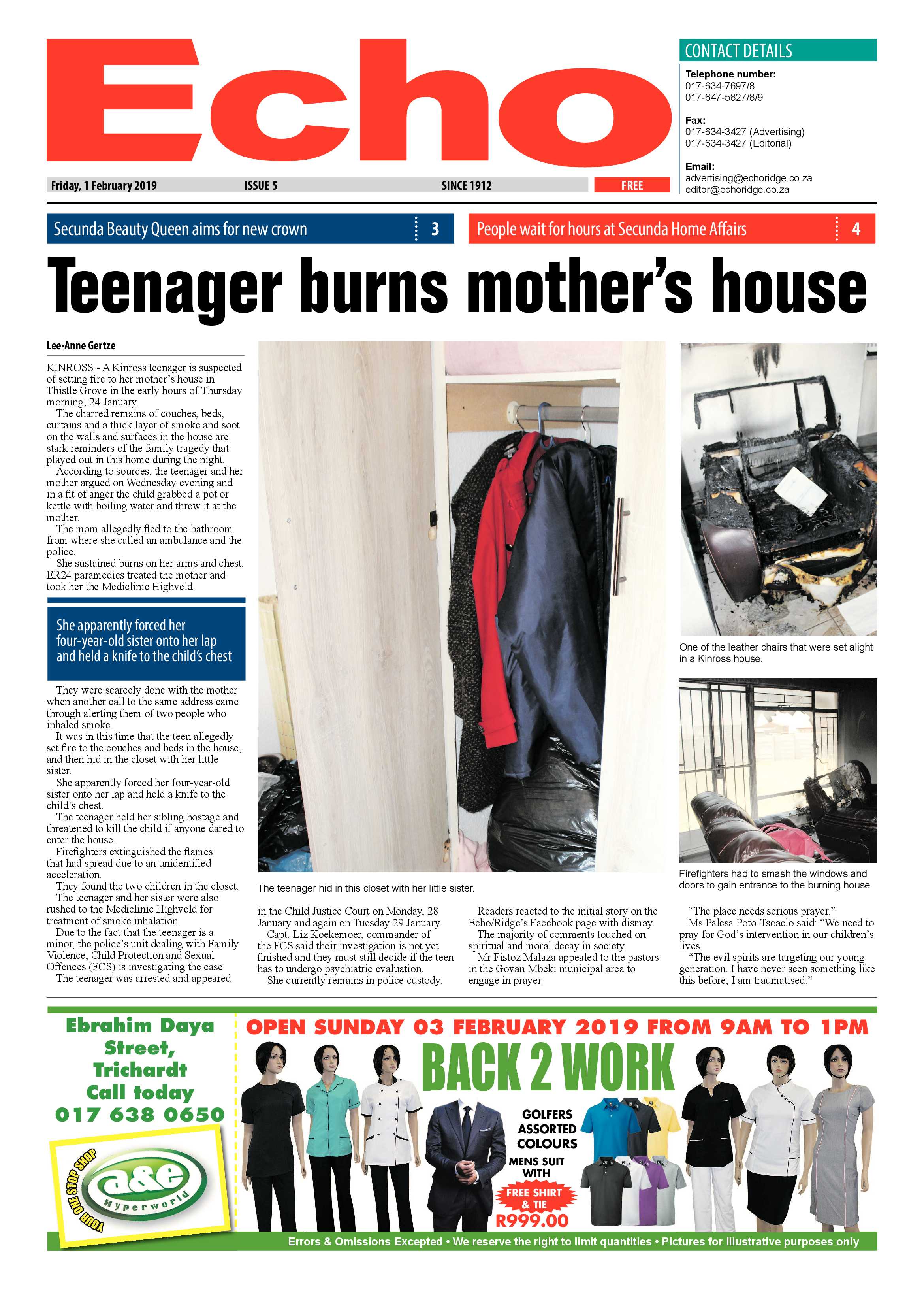 Echo 1 February 2019 page 1