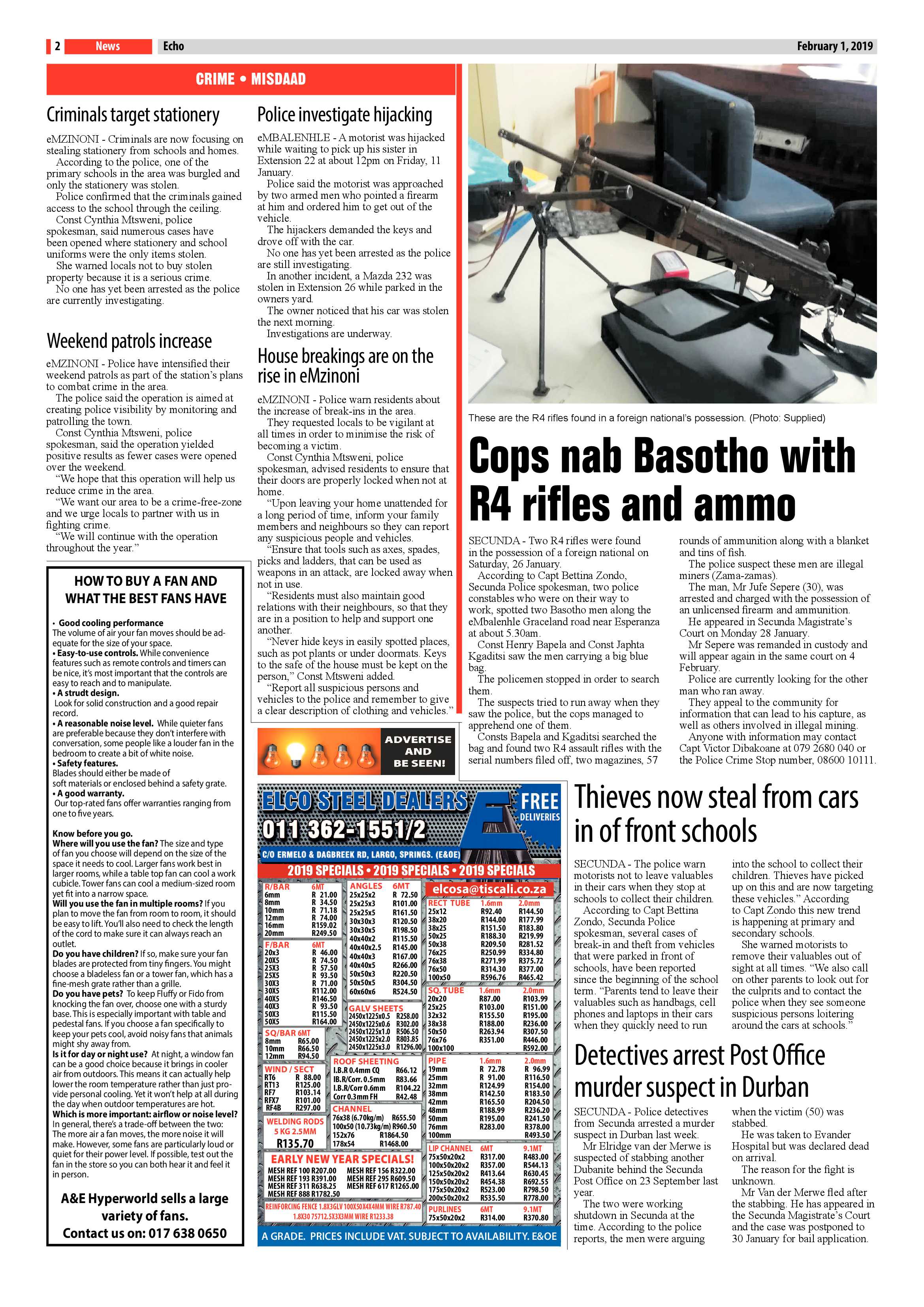 Echo 1 February 2019 page 2
