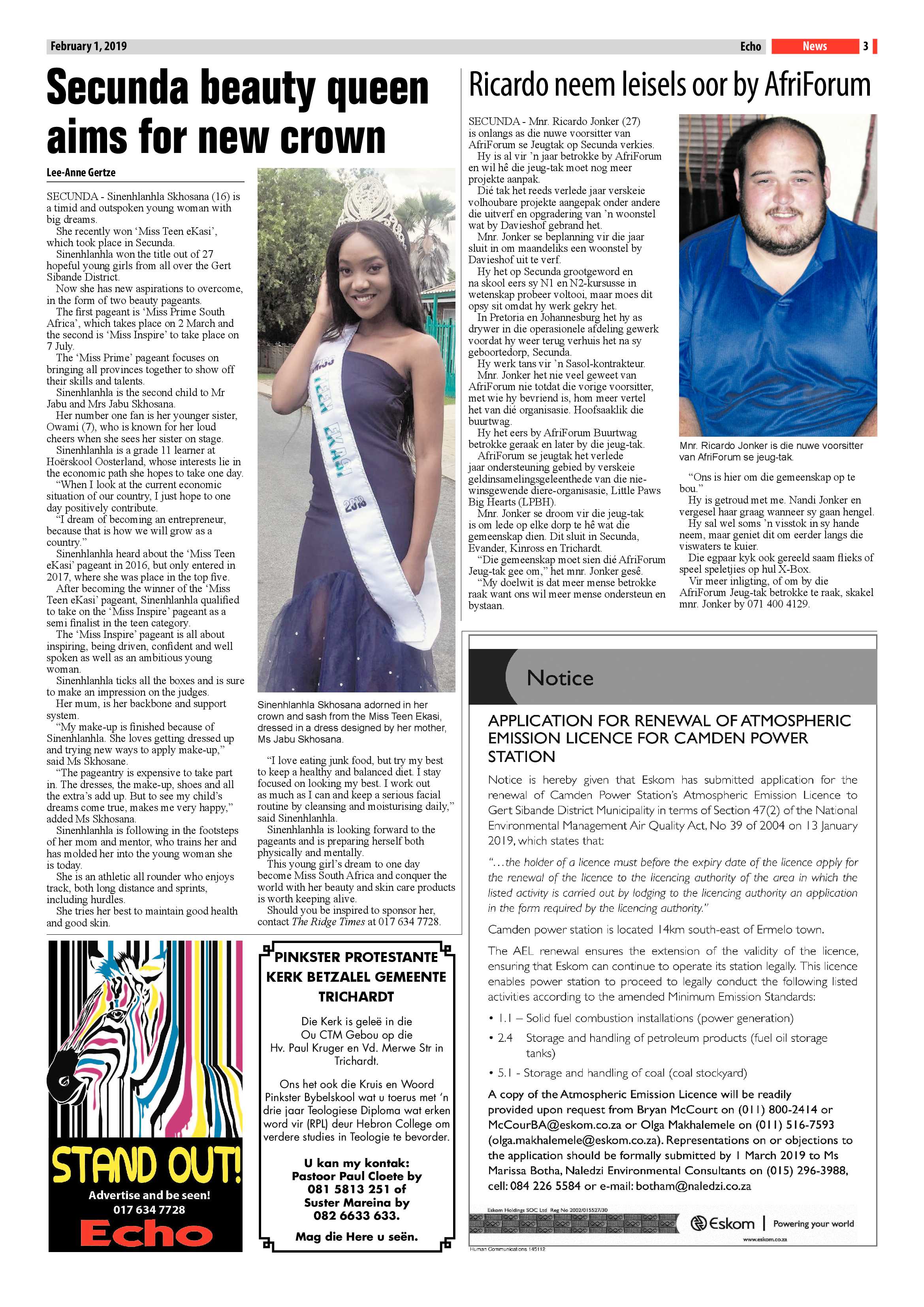Echo 1 February 2019 page 3