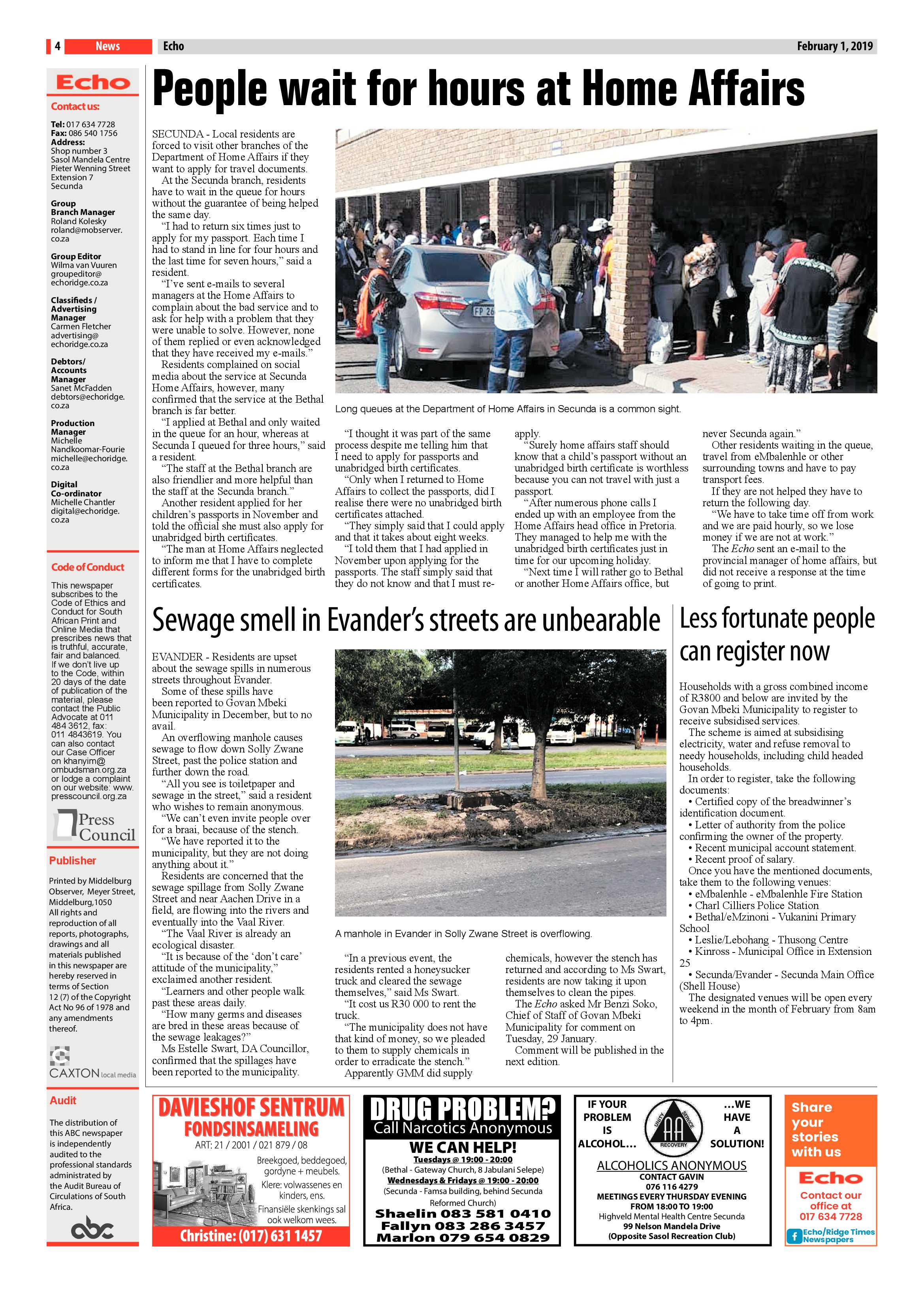 Echo 1 February 2019 page 4