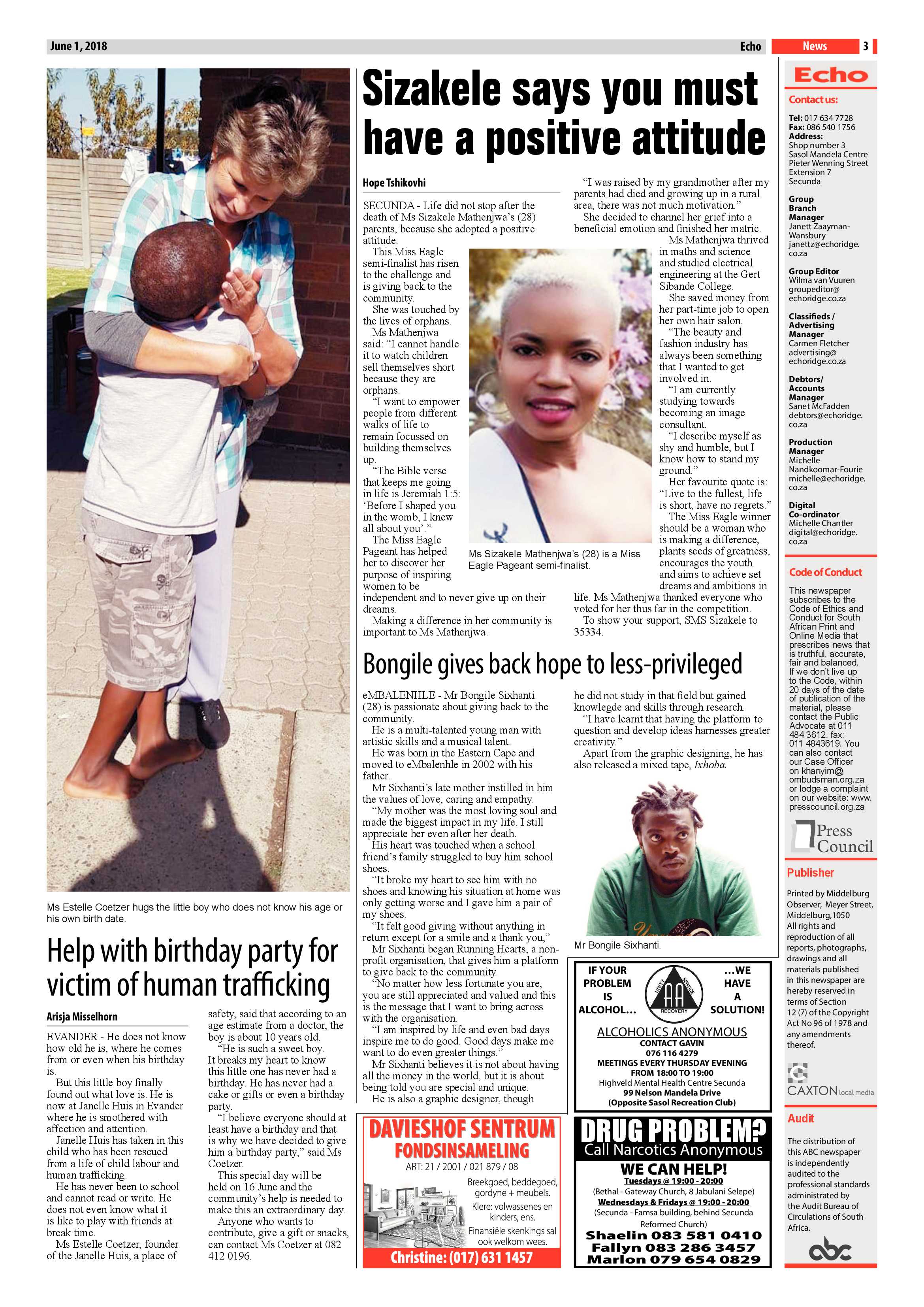 Echo 1 June 2018 page 3