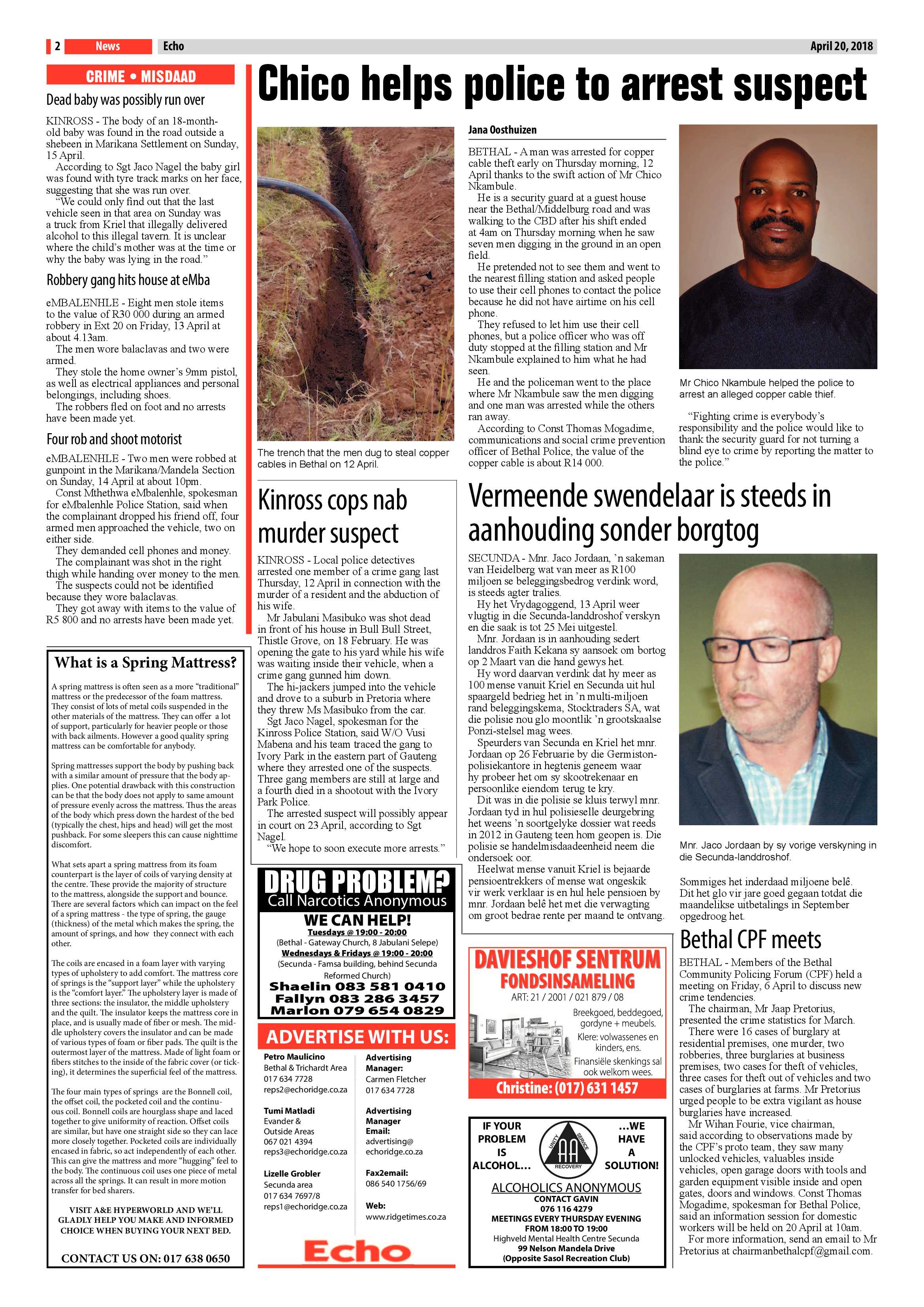 Echo 20 April 2018 page 2