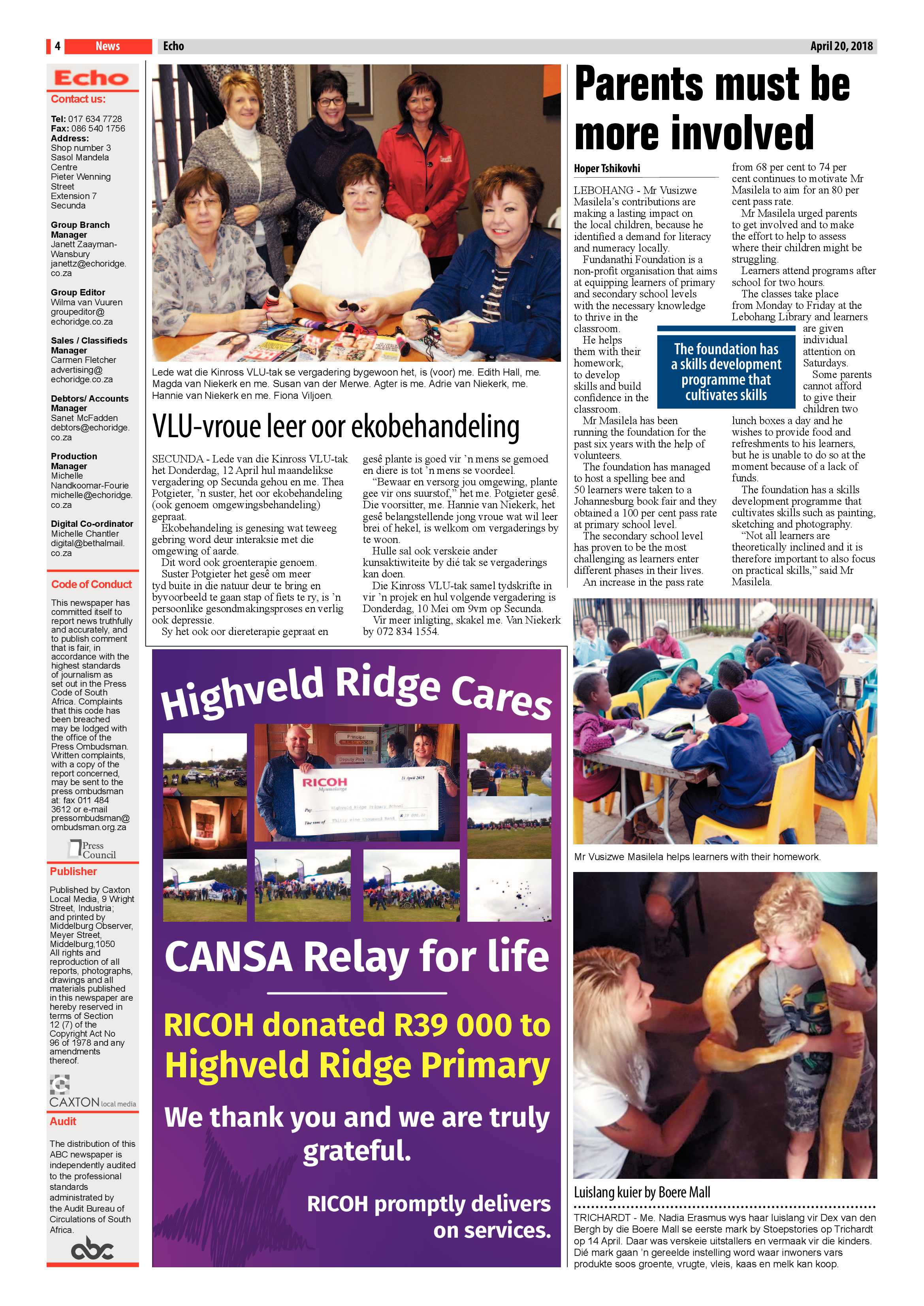 Echo 20 April 2018 page 4