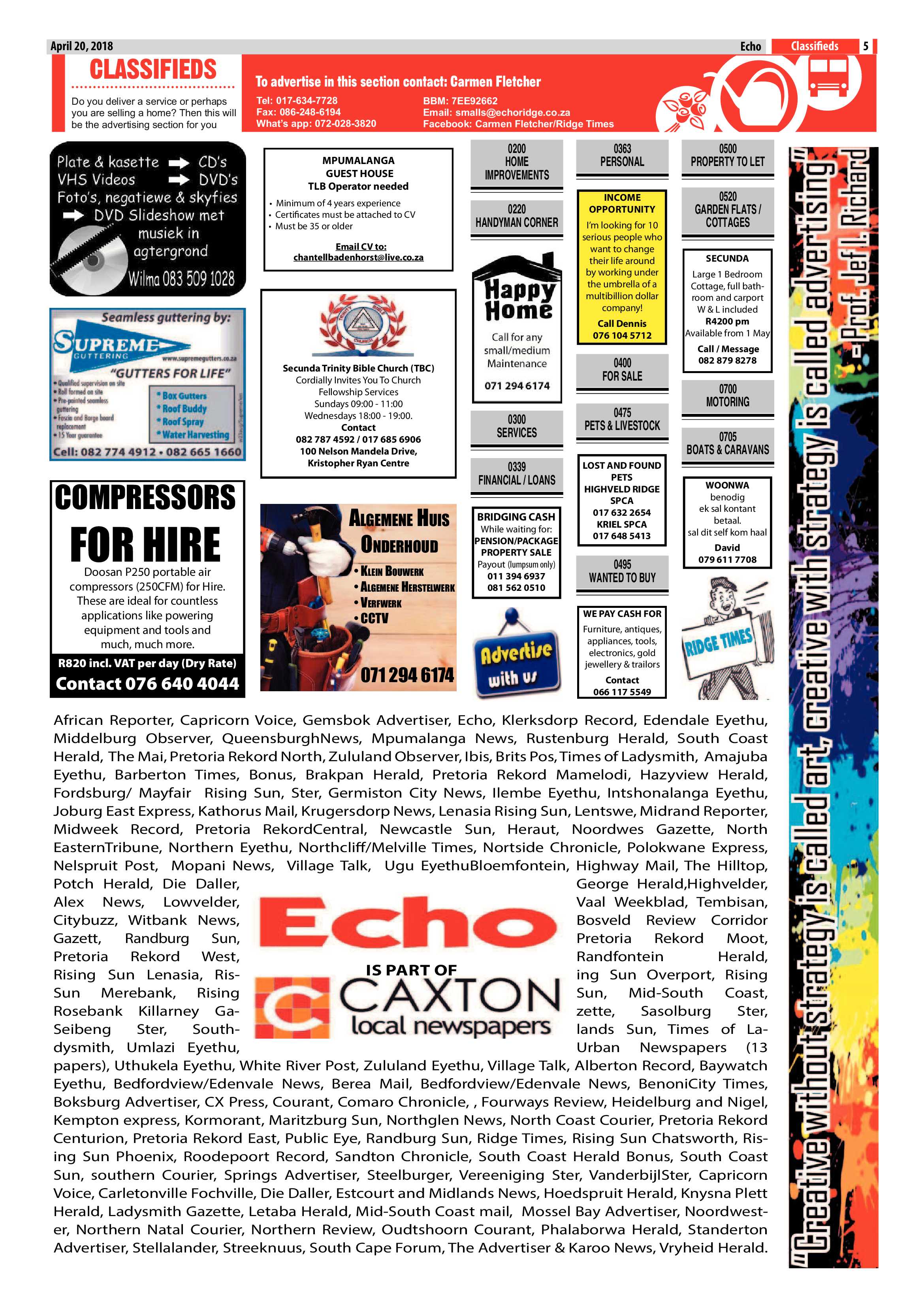 Echo 20 April 2018 page 5