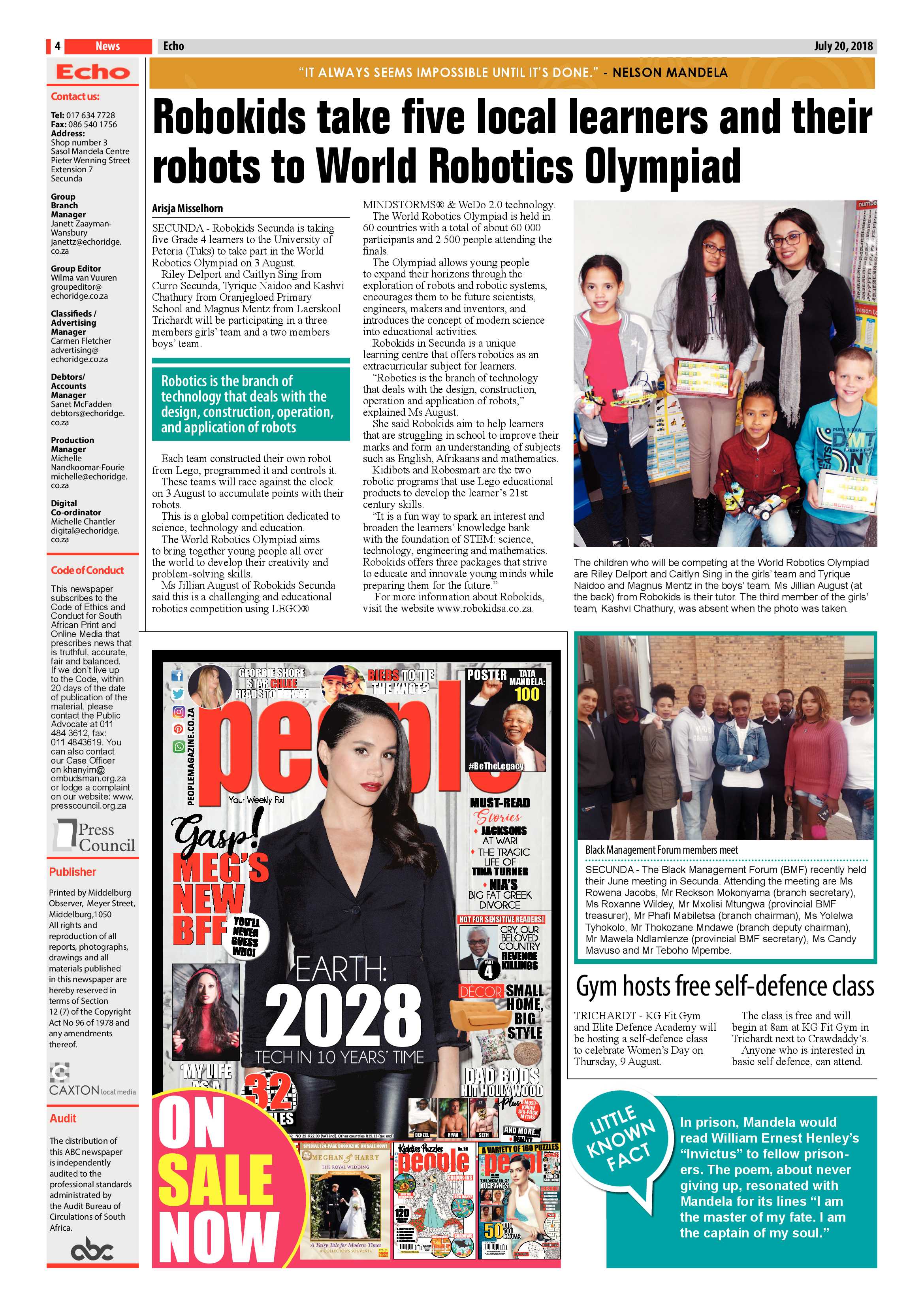 Echo 20 July 2018 page 4