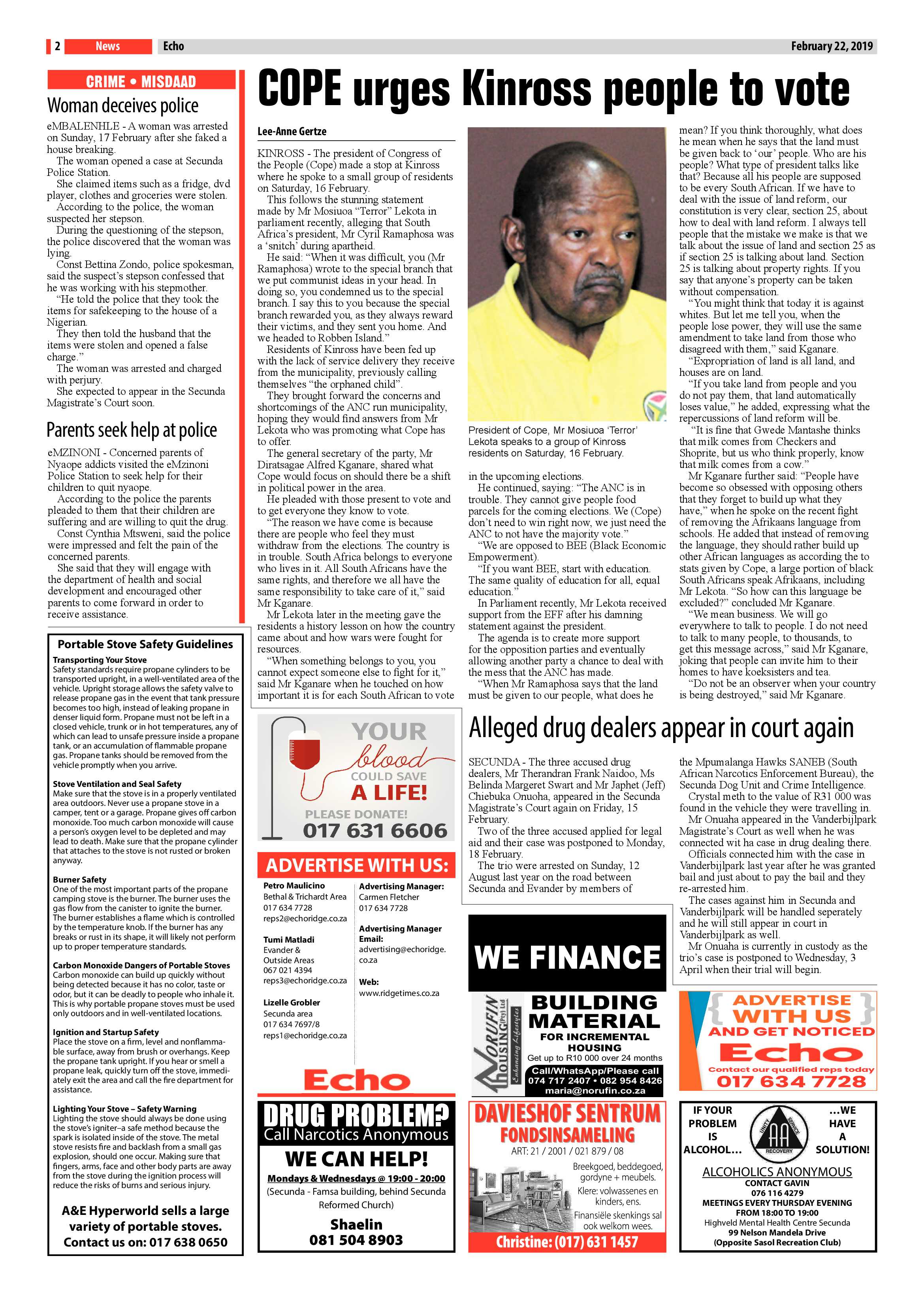 Echo 22 February 2019 page 2