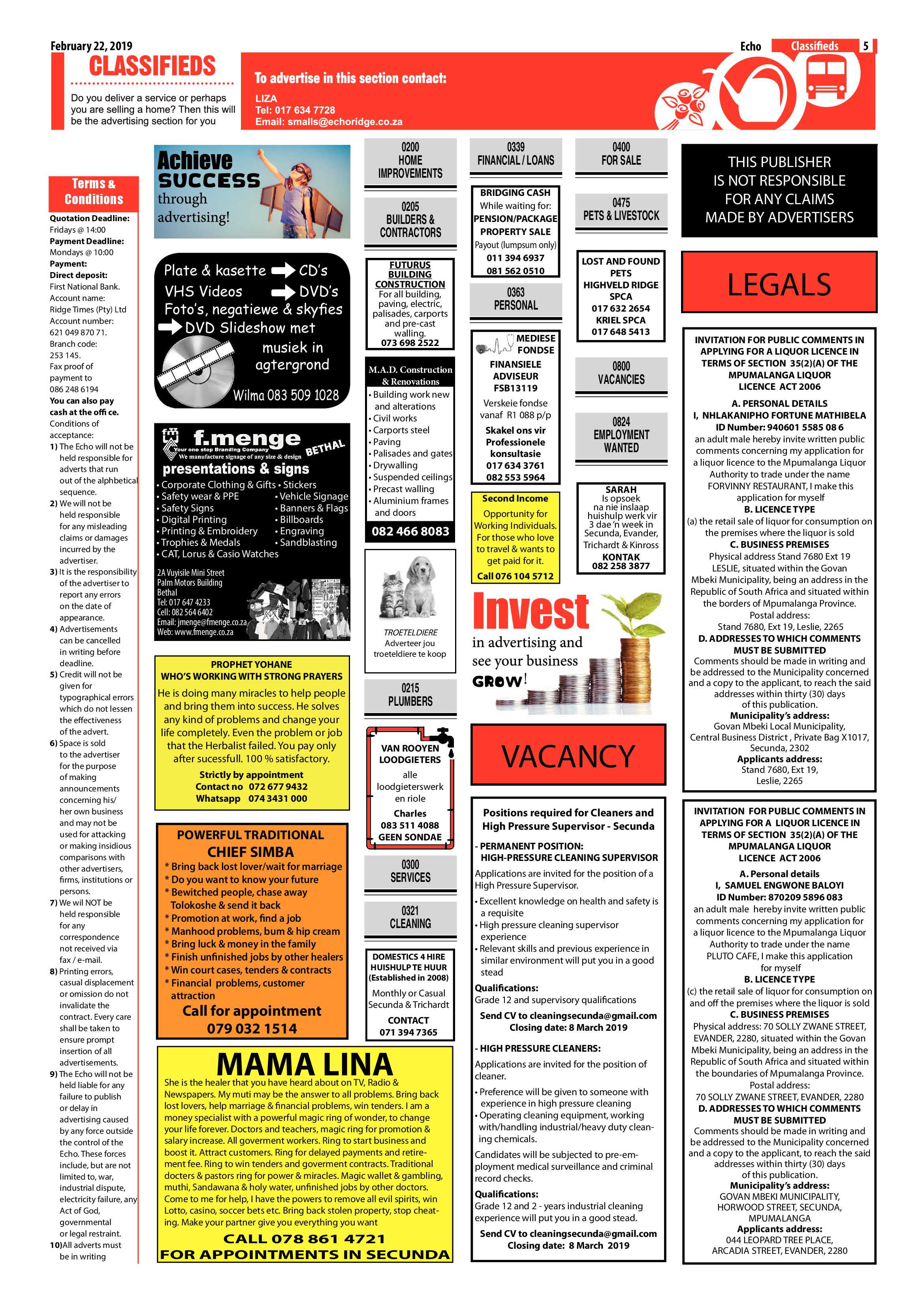 Echo 22 February 2019 page 5