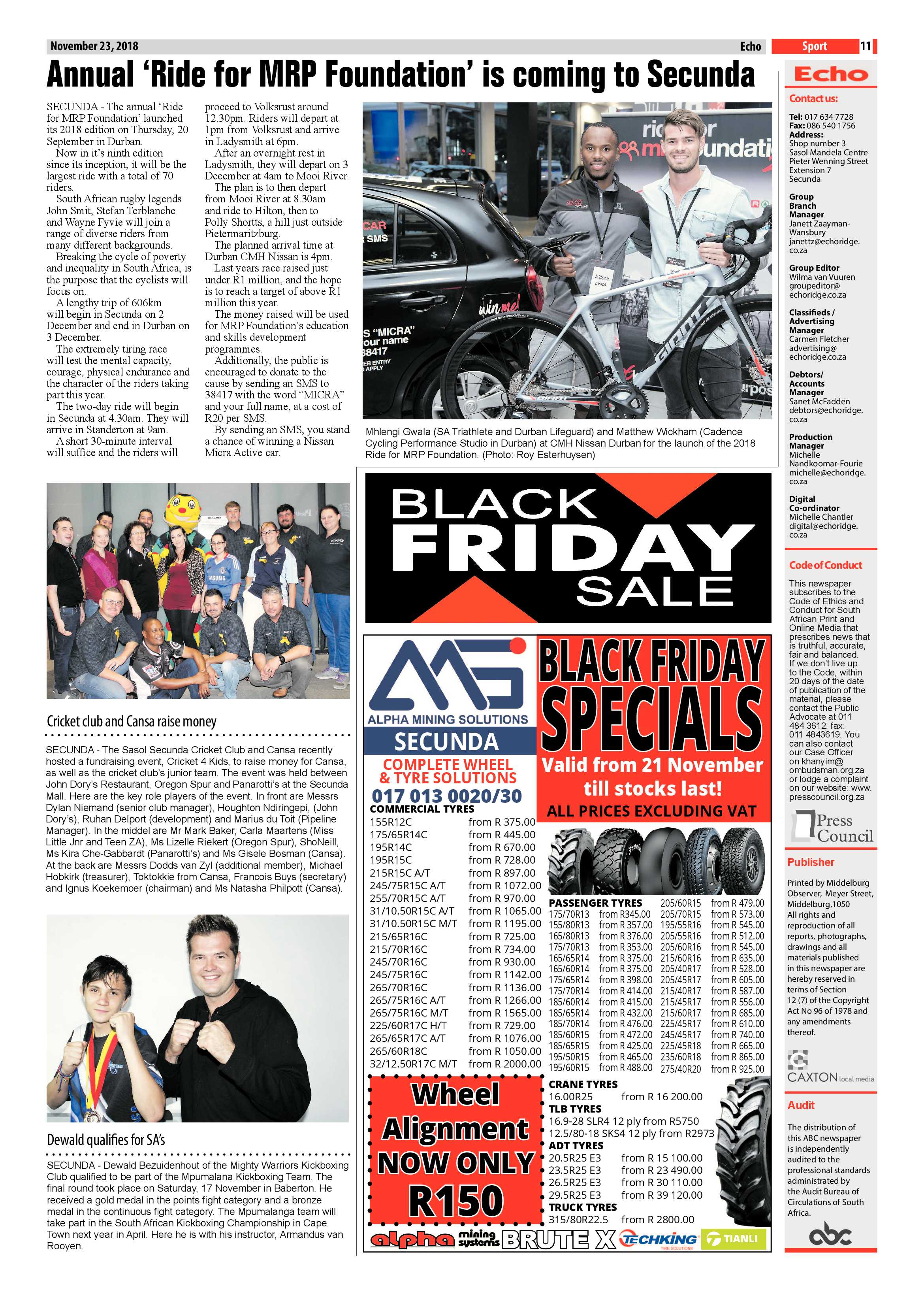 Echo 23 November 2018 page 11