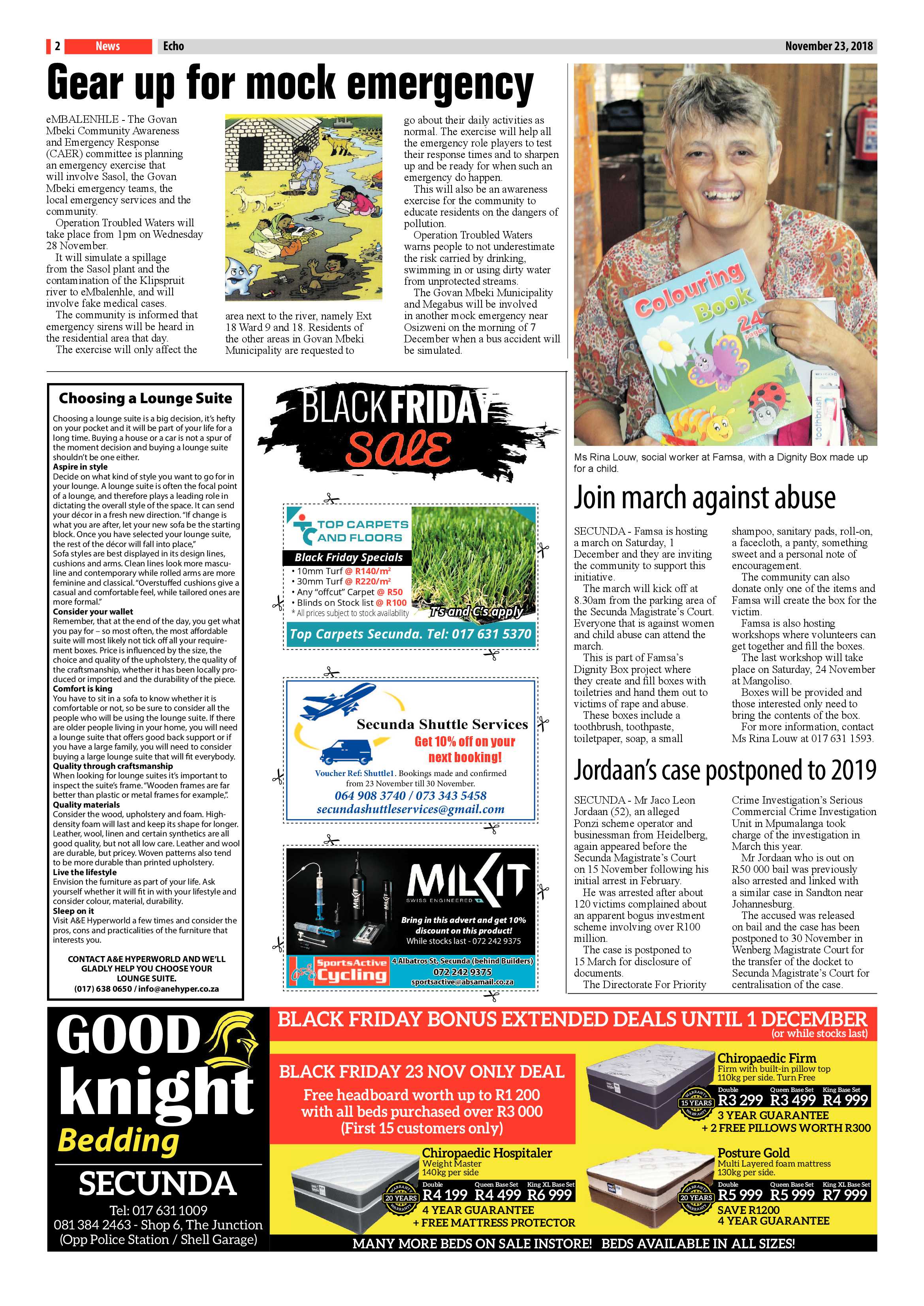 Echo 23 November 2018 page 2
