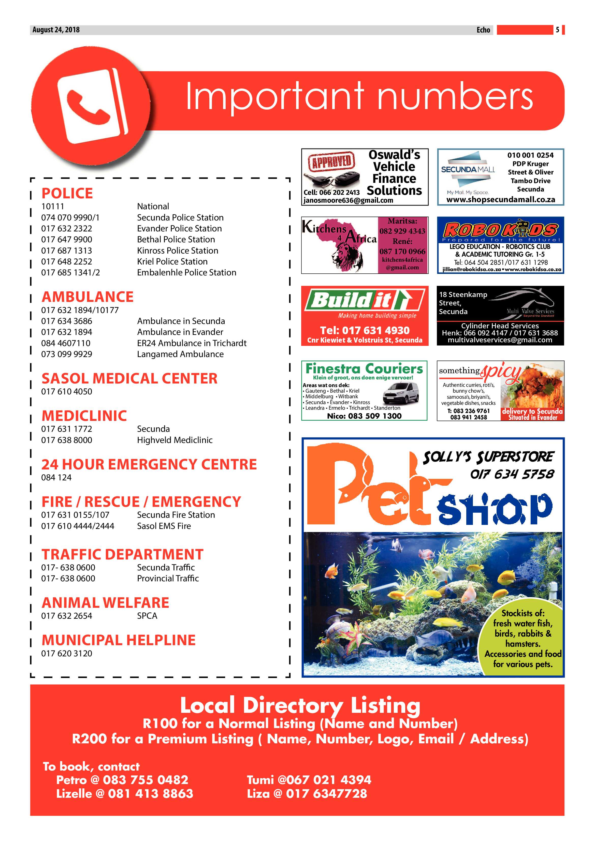 Echo 24 August 2018 page 5