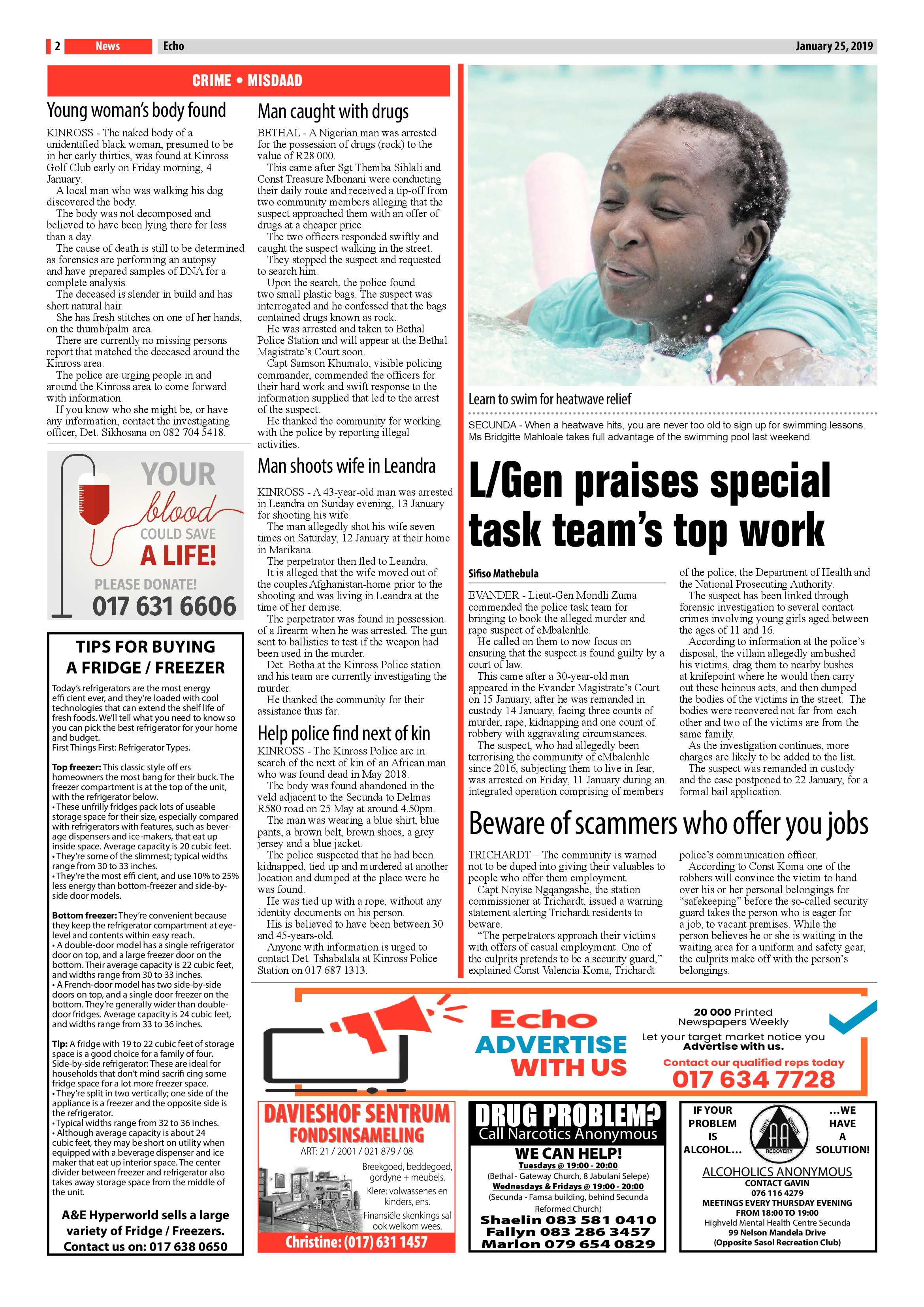 Echo 25 January 2019 page 2