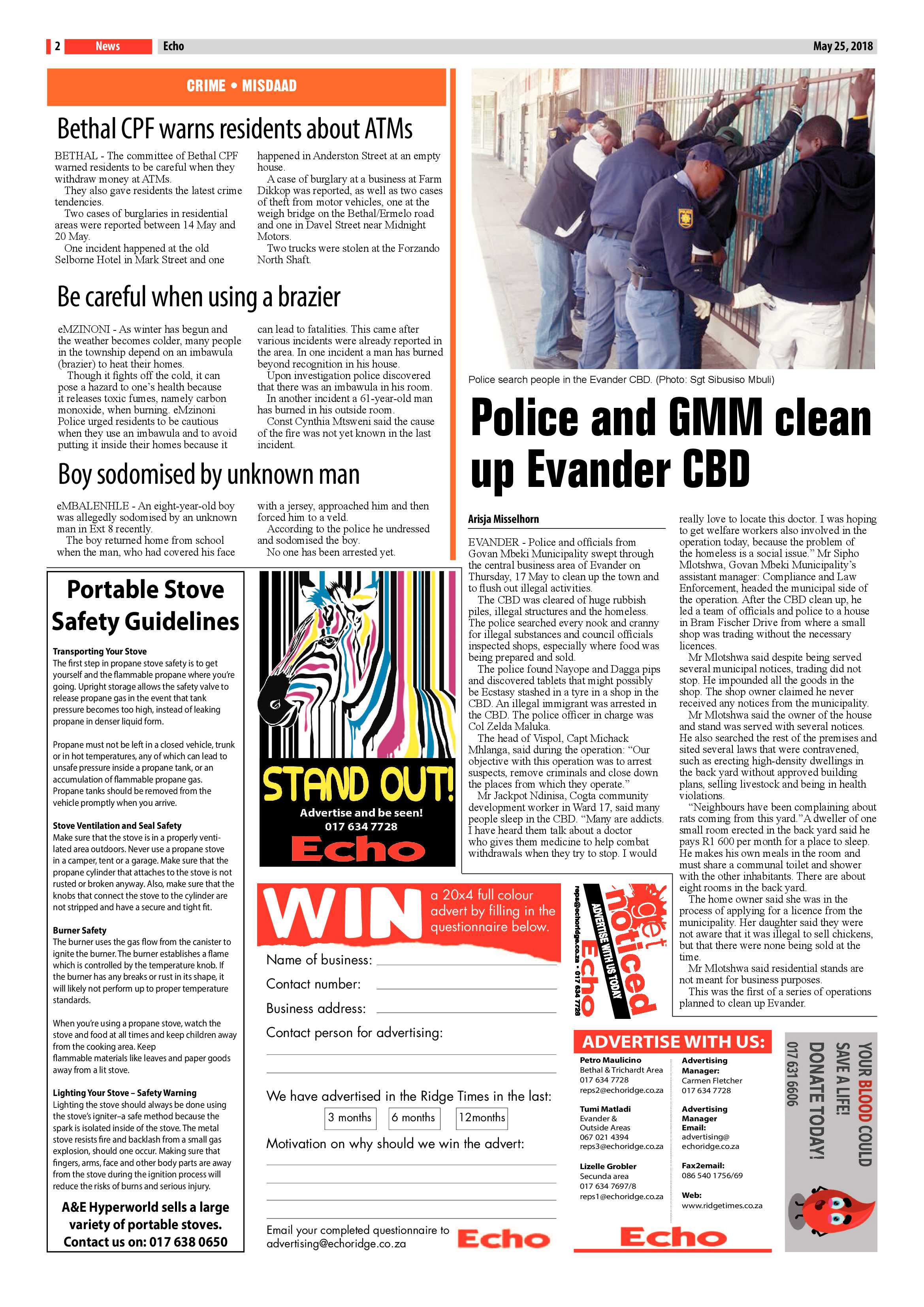 Echo 25 May 2018 page 2