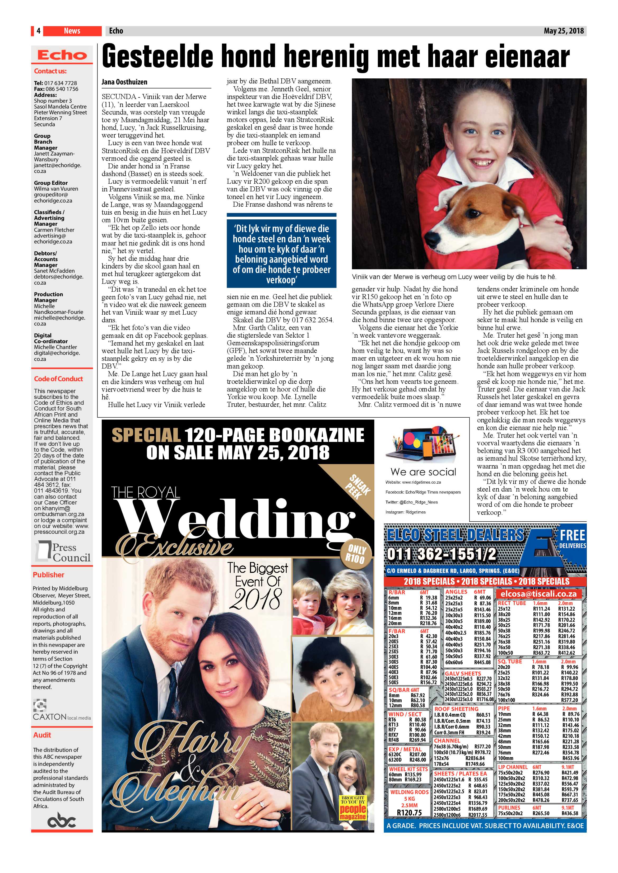 Echo 25 May 2018 page 4