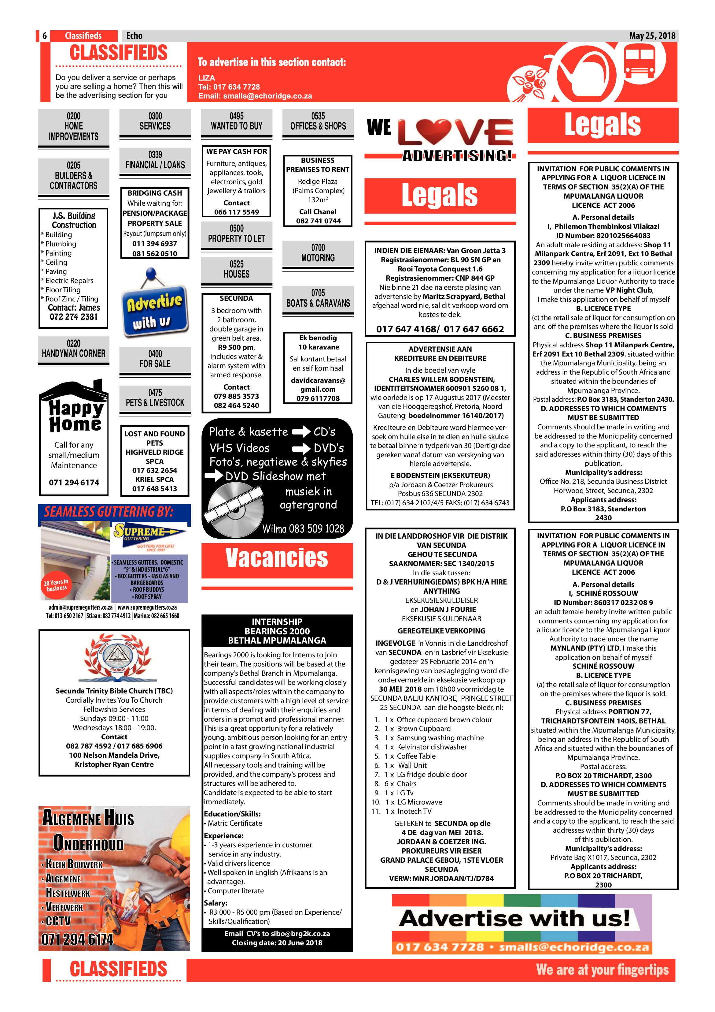 Echo 25 May 2018 page 6