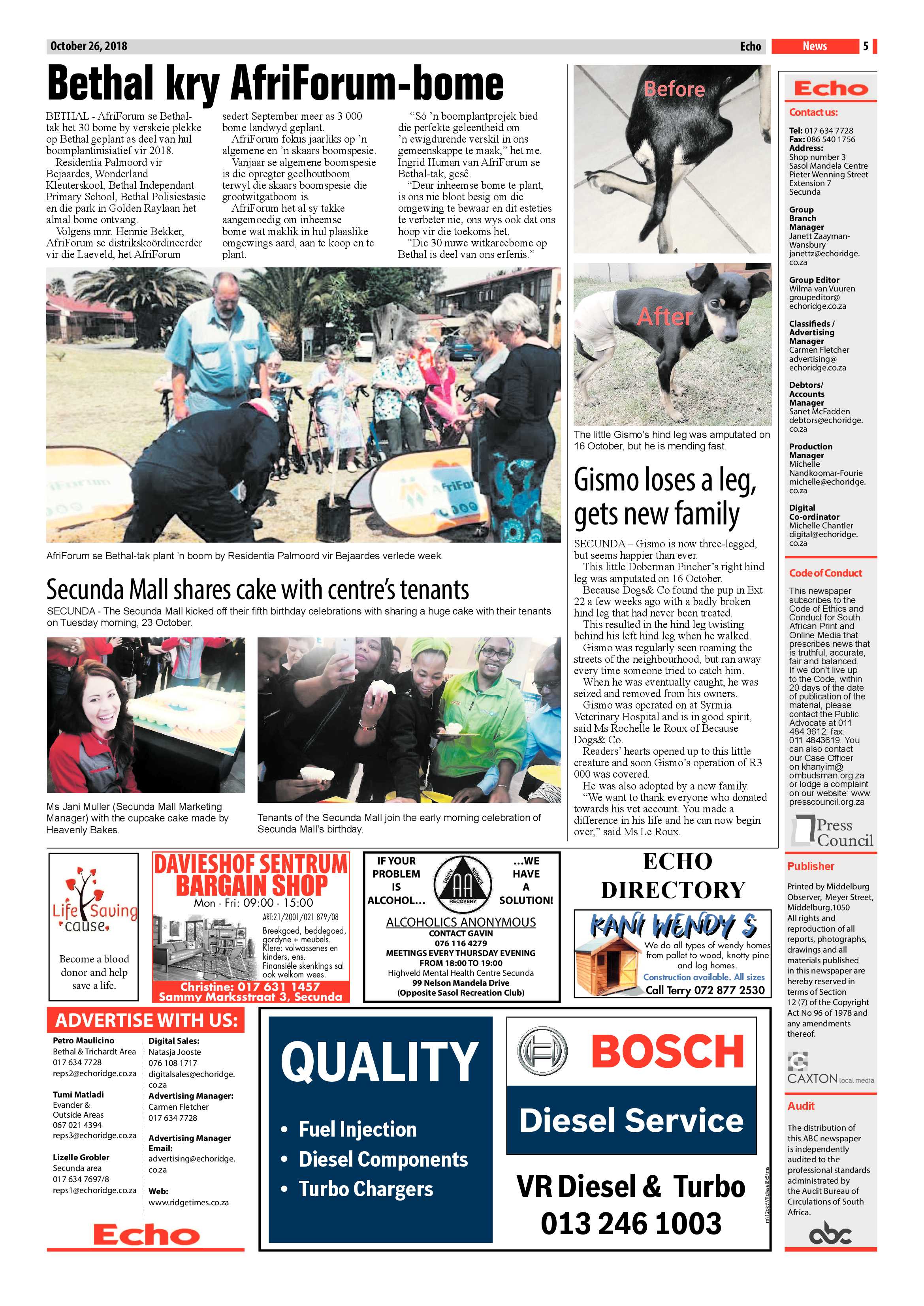 Echo 26 October 2018 page 7