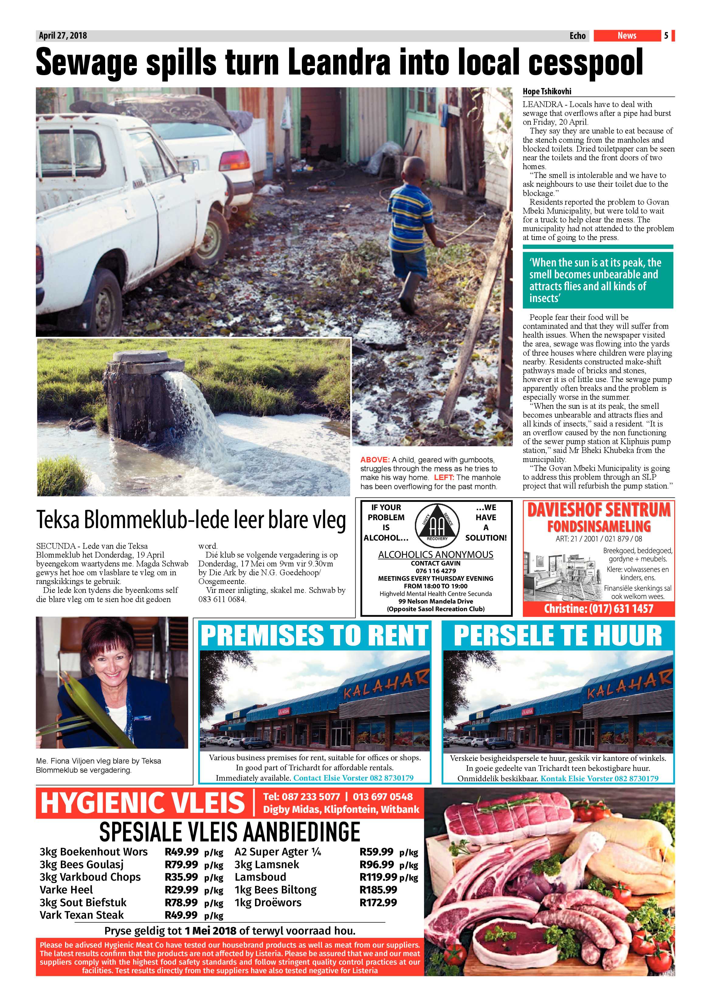 Echo 27 April 2018 page 5