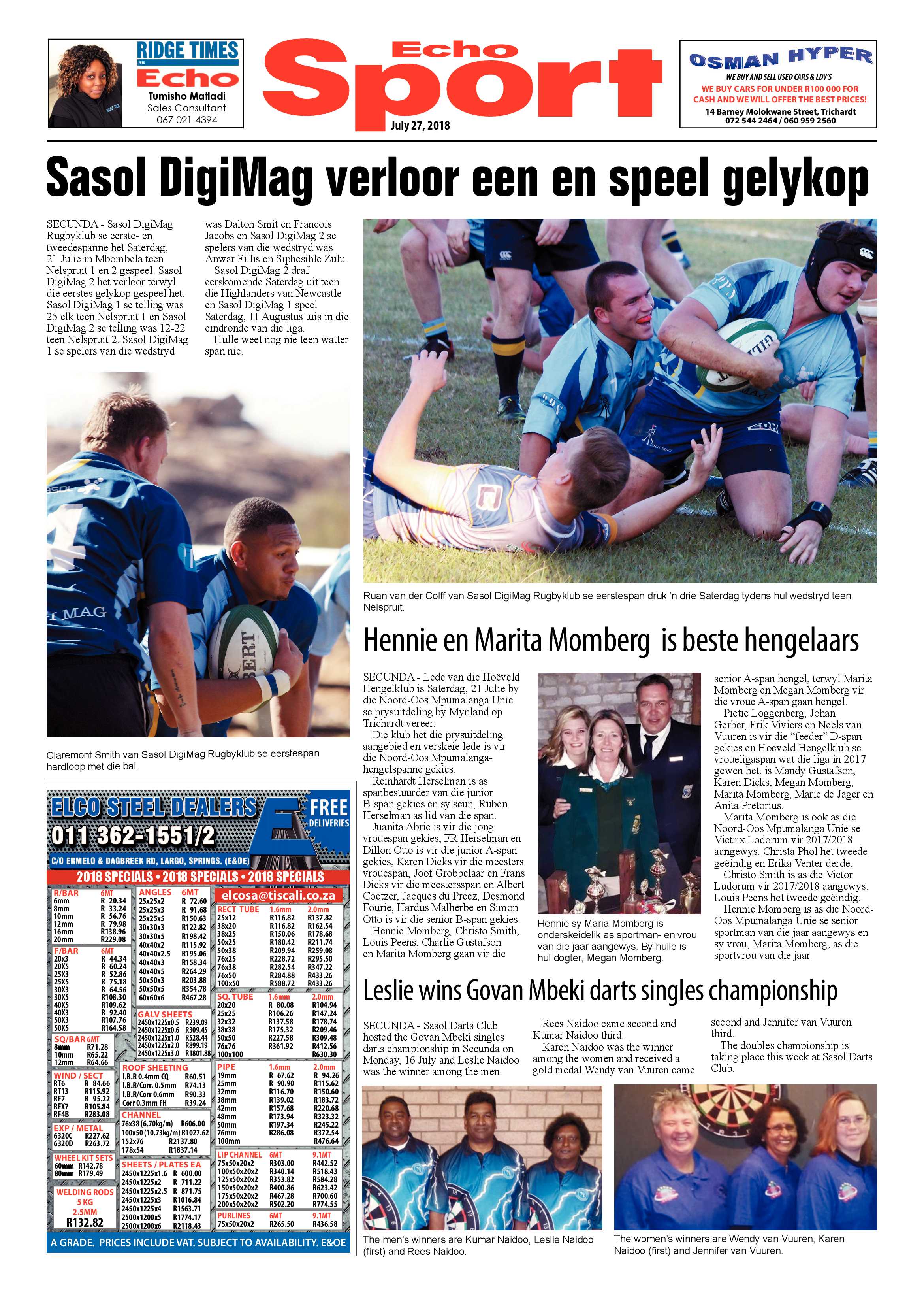 Echo 27 July 2018 page 8