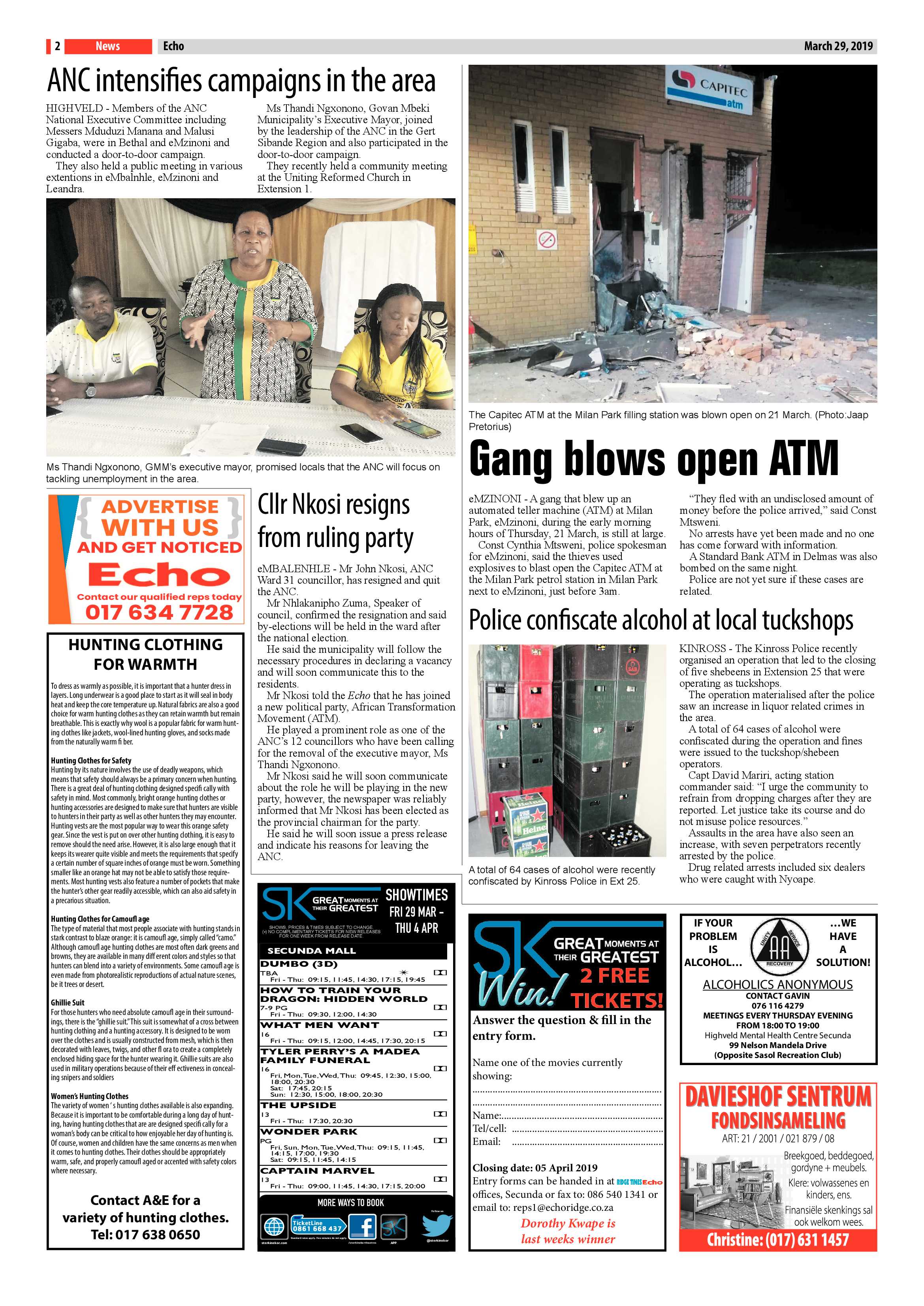 Echo 29 March 2019 page 2