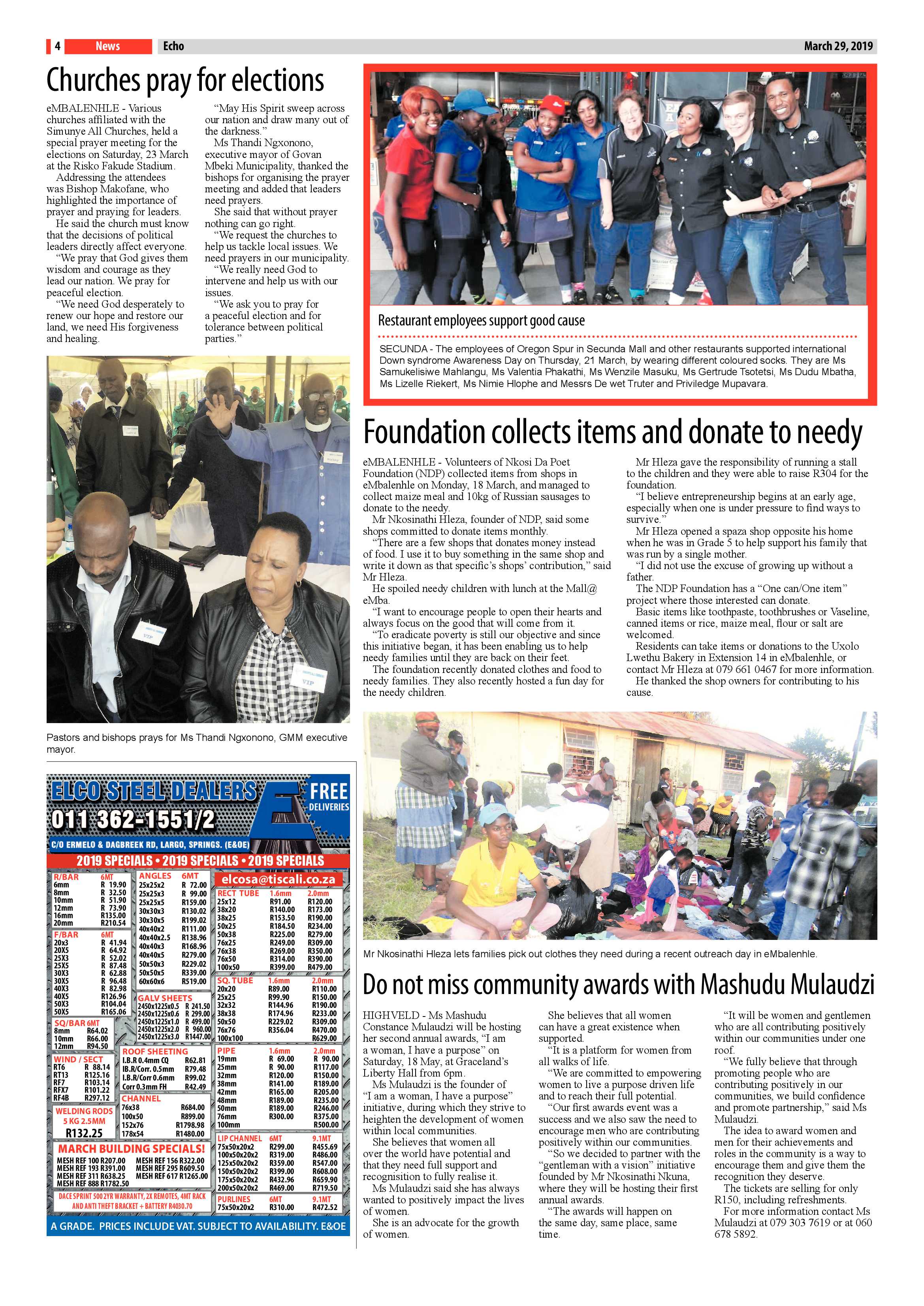 Echo 29 March 2019 page 4