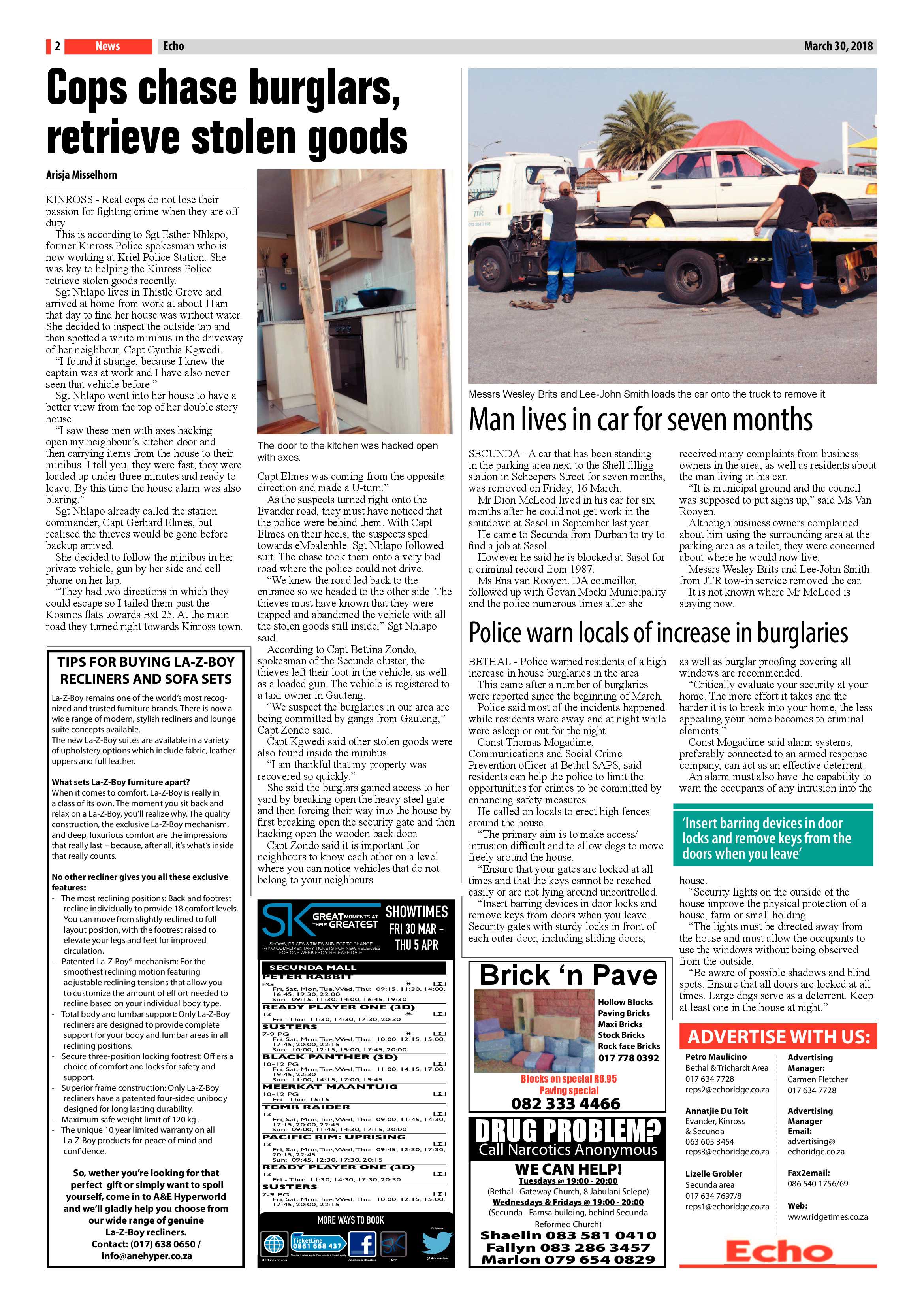 Echo 30 March 2018 page 2