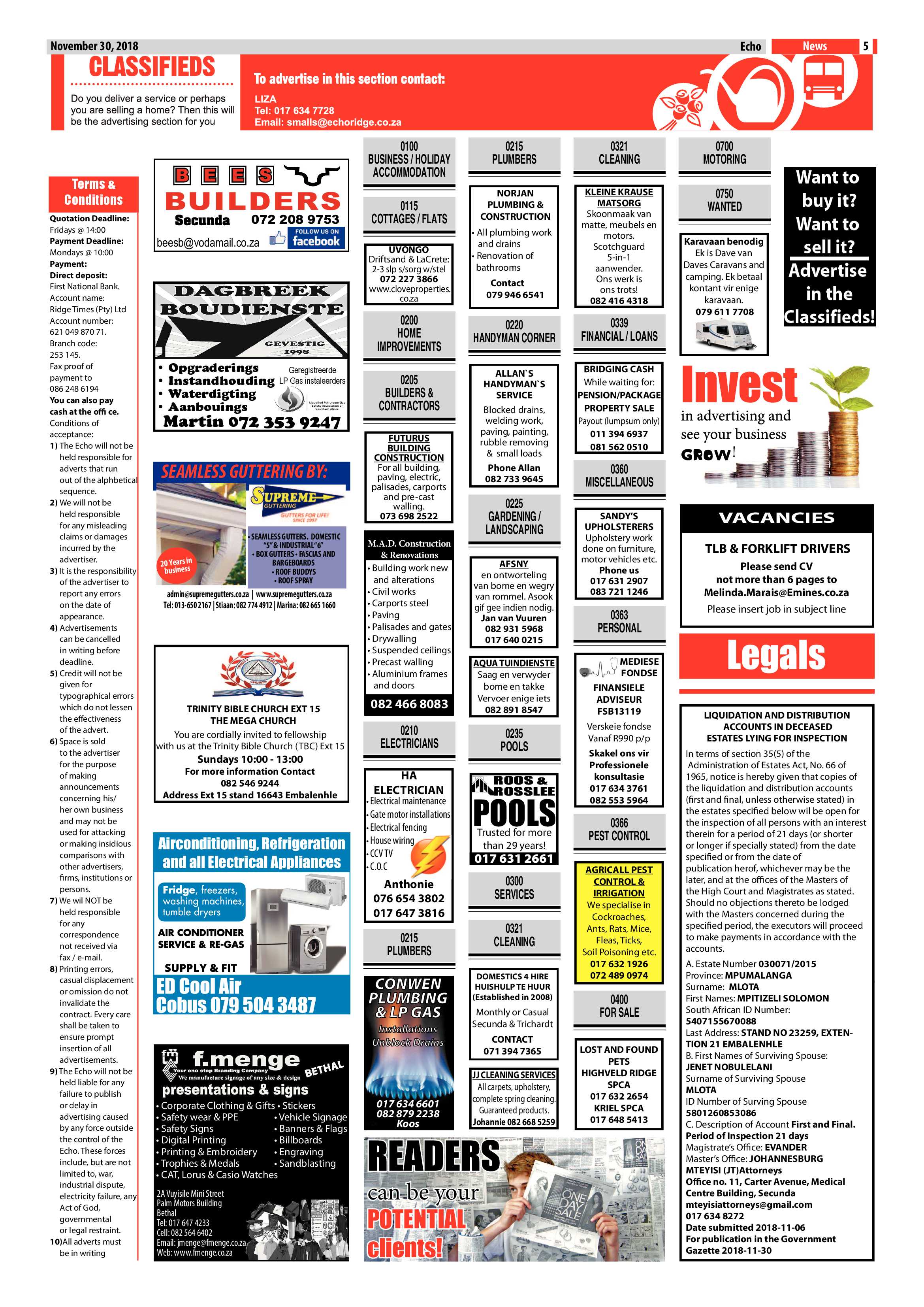 Echo 30 November 2018 page 5
