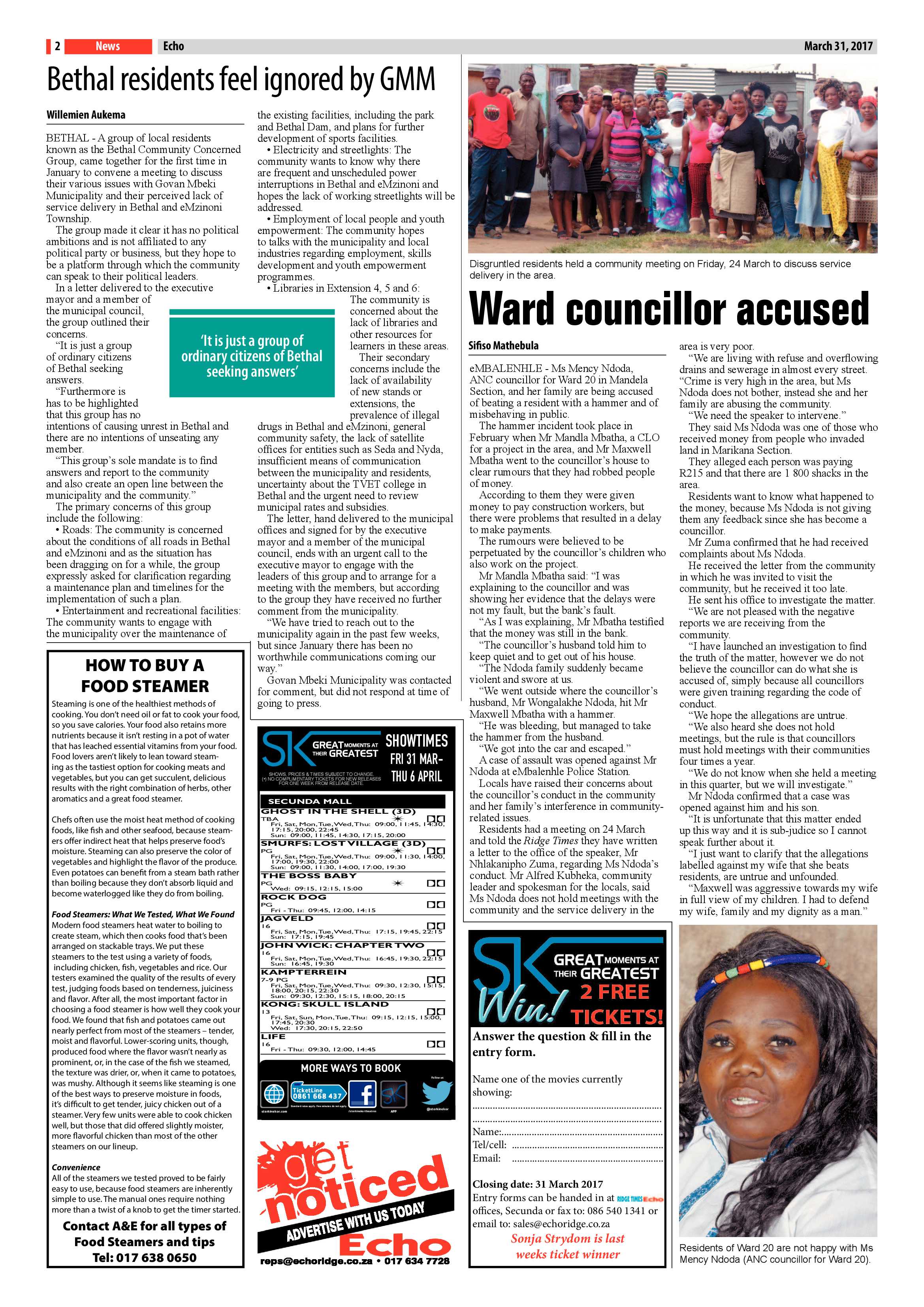 Echo 31 March 2017 page 2