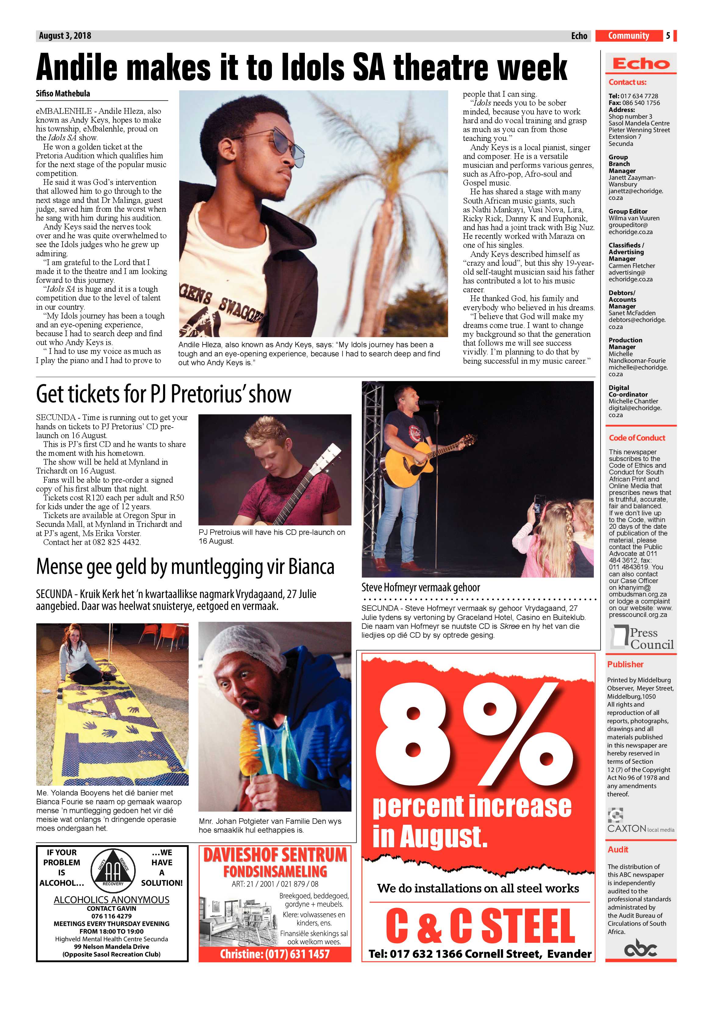 Echo 3 August 2018 page 5
