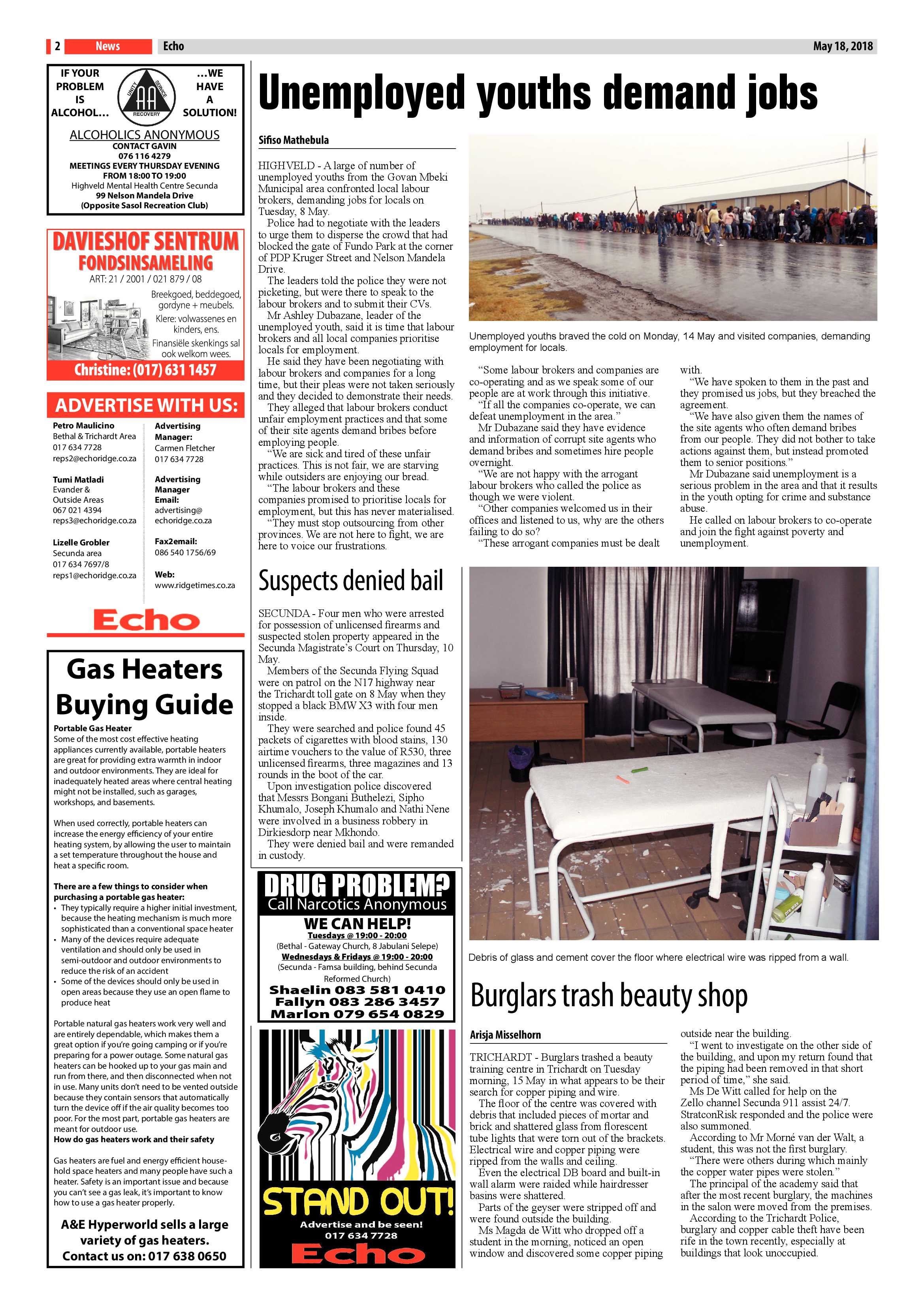 Echo 18 May 2018 page 2