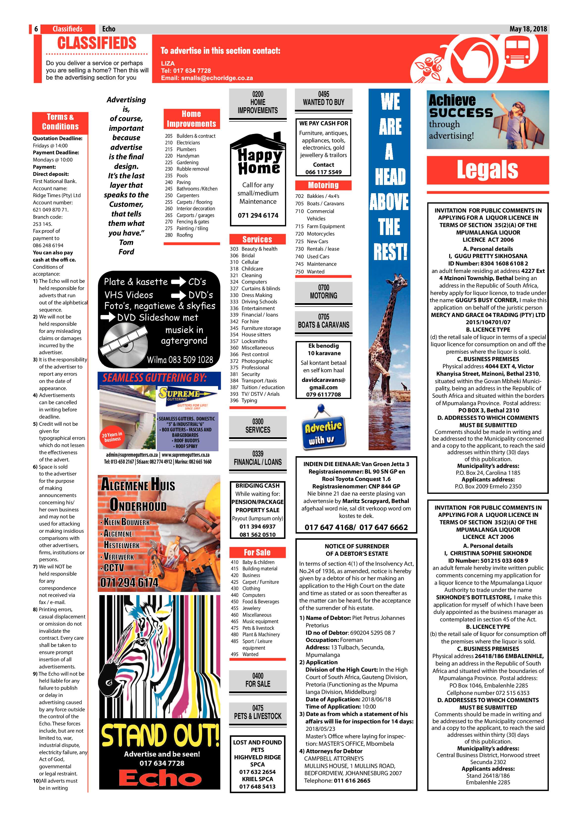 Echo 18 May 2018 page 6